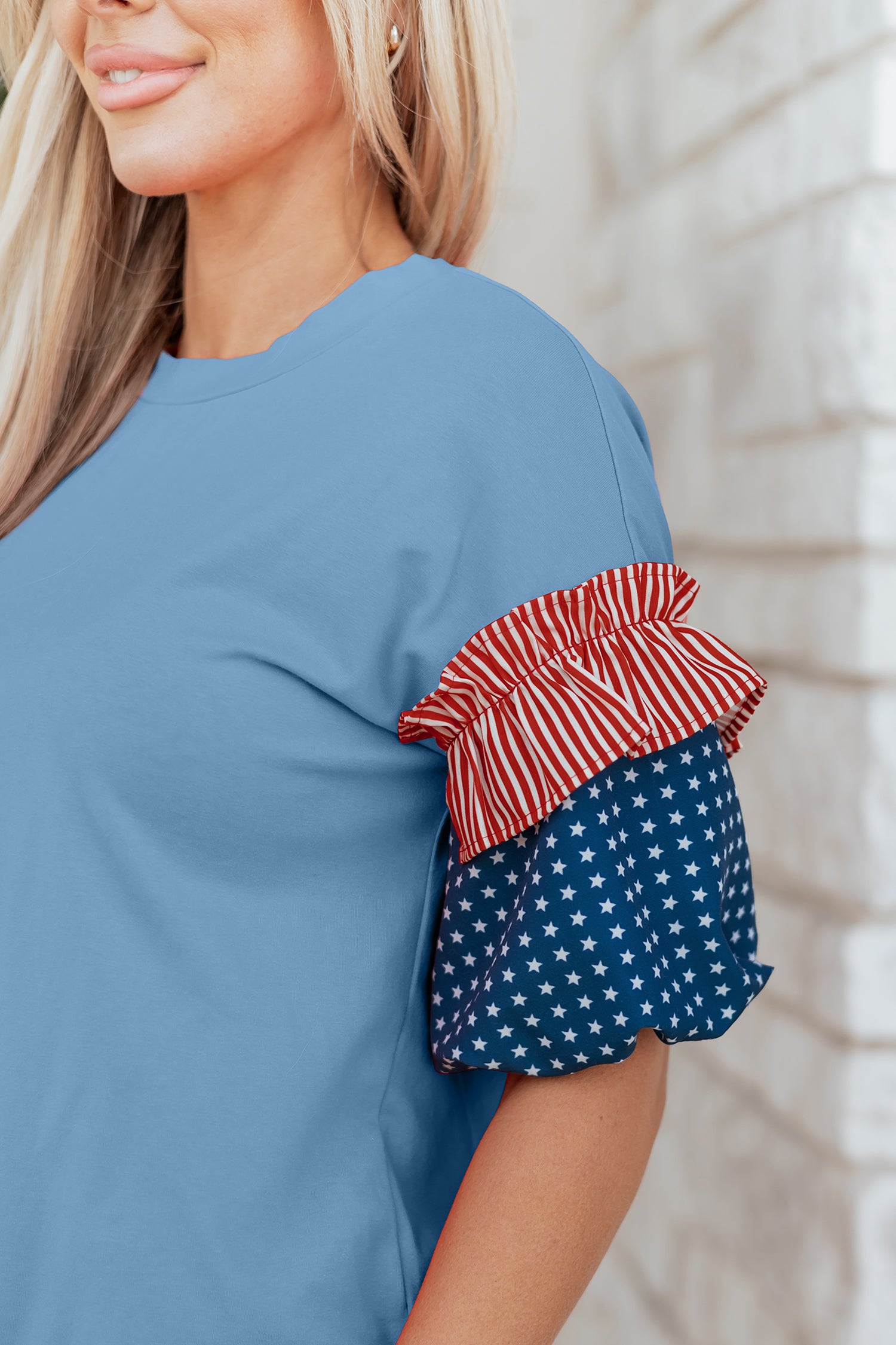 Beau Blue Stars Top