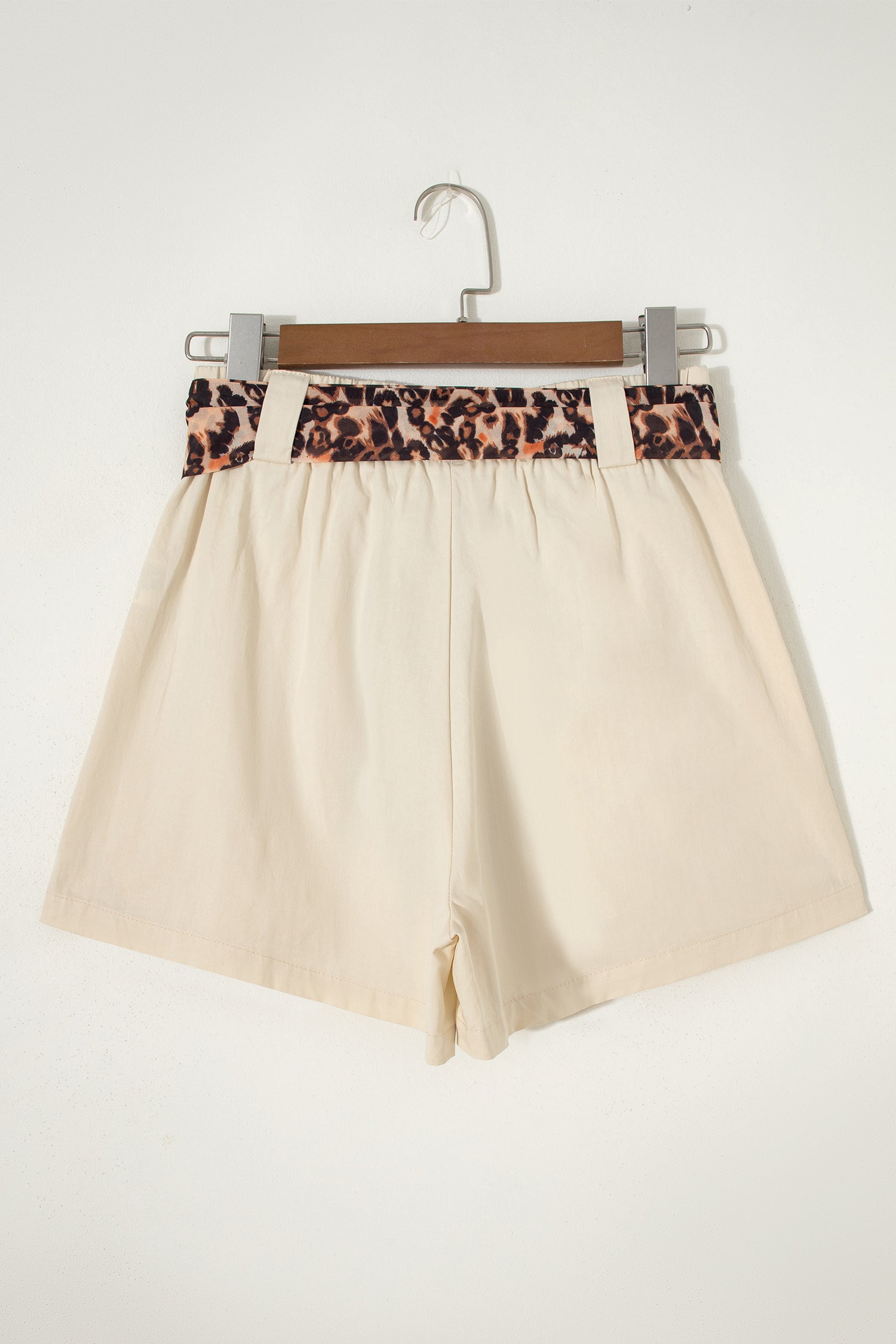 Oatmeal Leopard Shorts