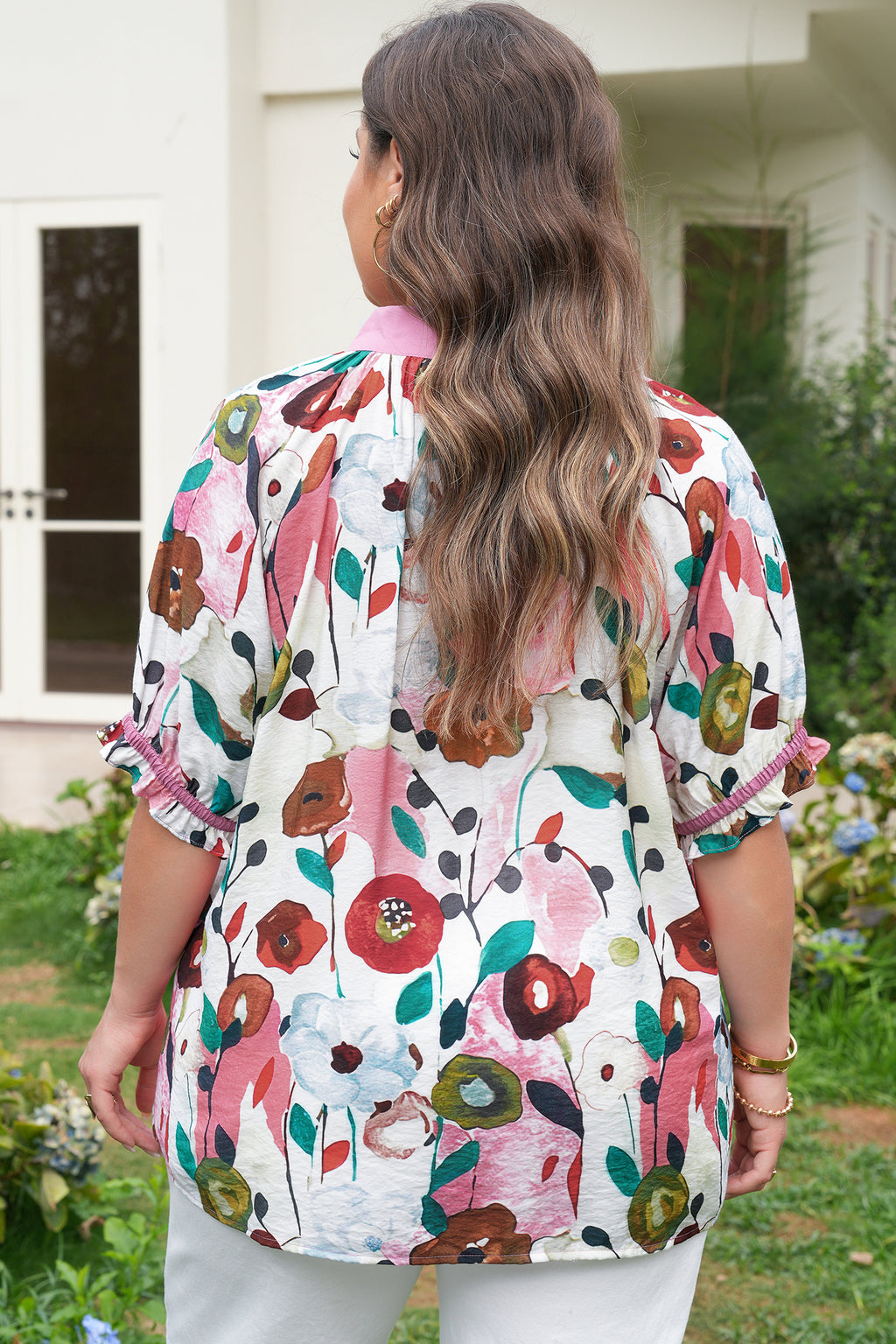Rosey Floral Blouse
