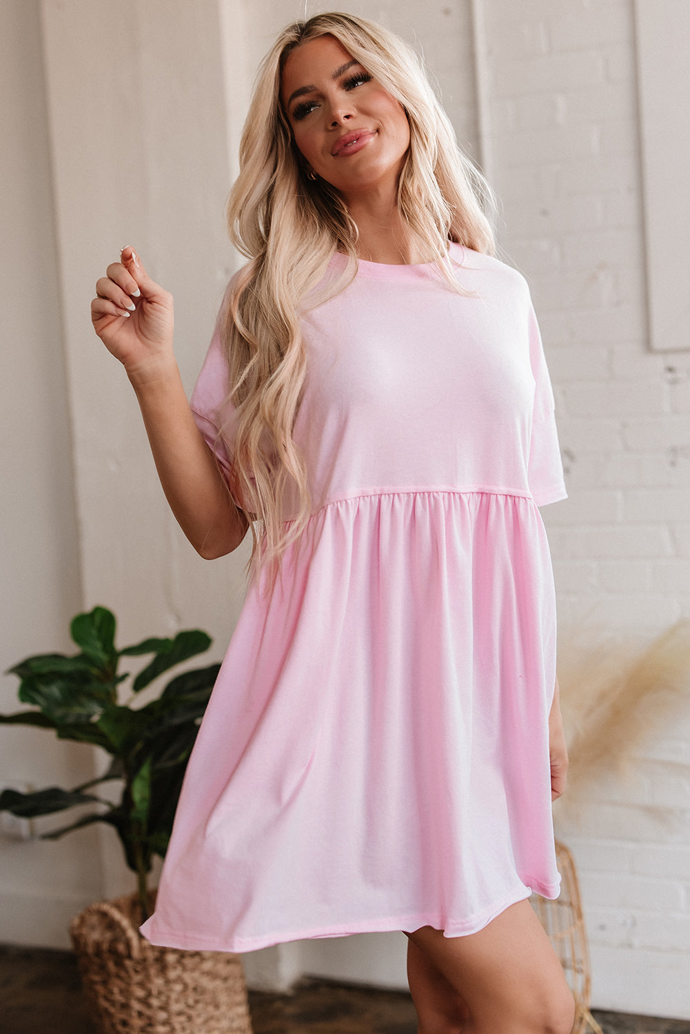 Blooming Babydoll Dress