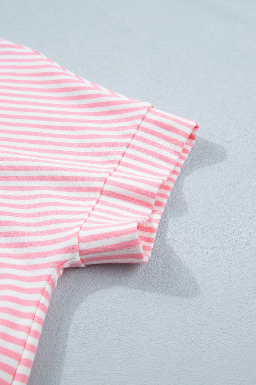 Pink Stripe 2pcs Short Set