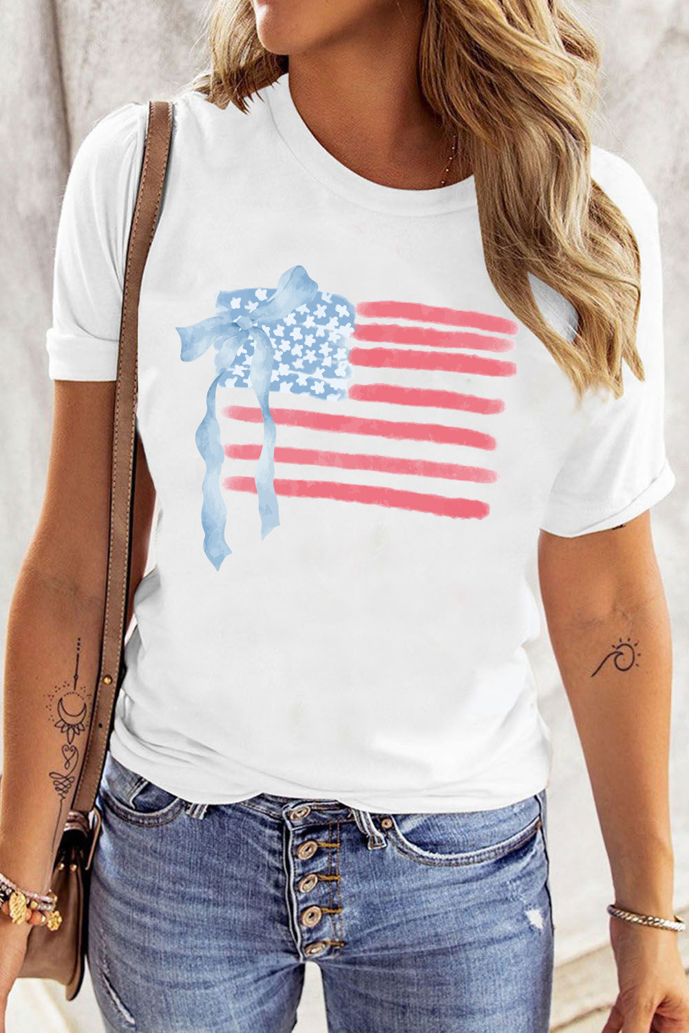 American Flag Bow