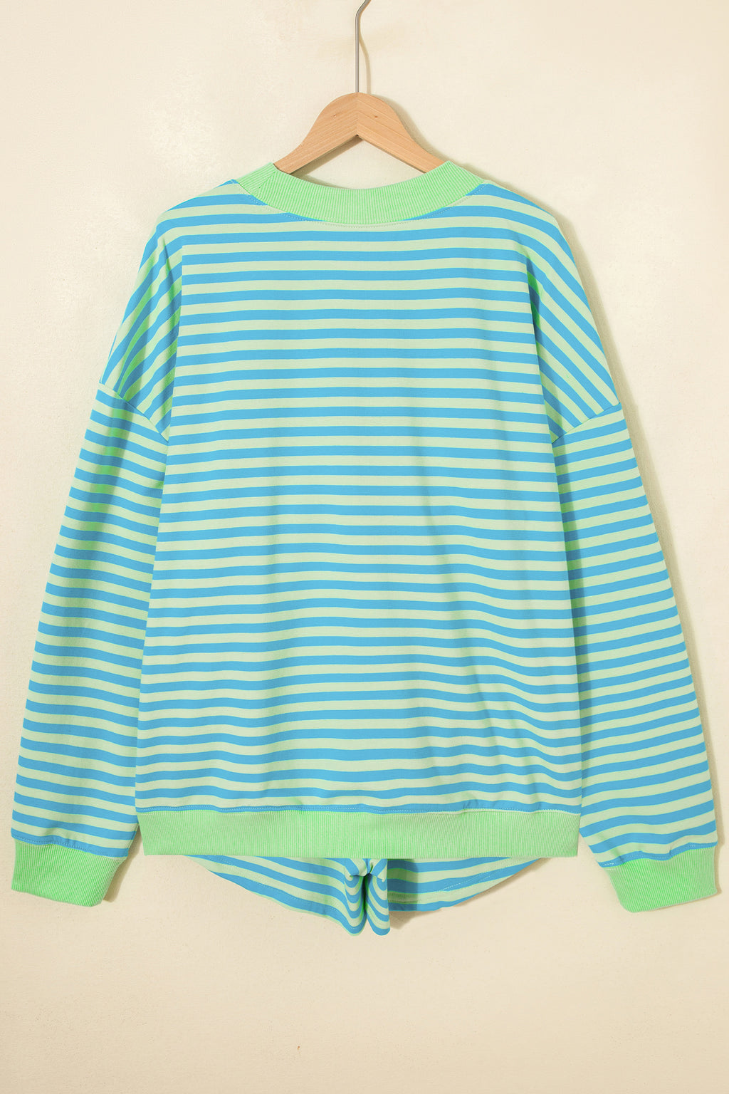 Green Stripe 2pcs Set
