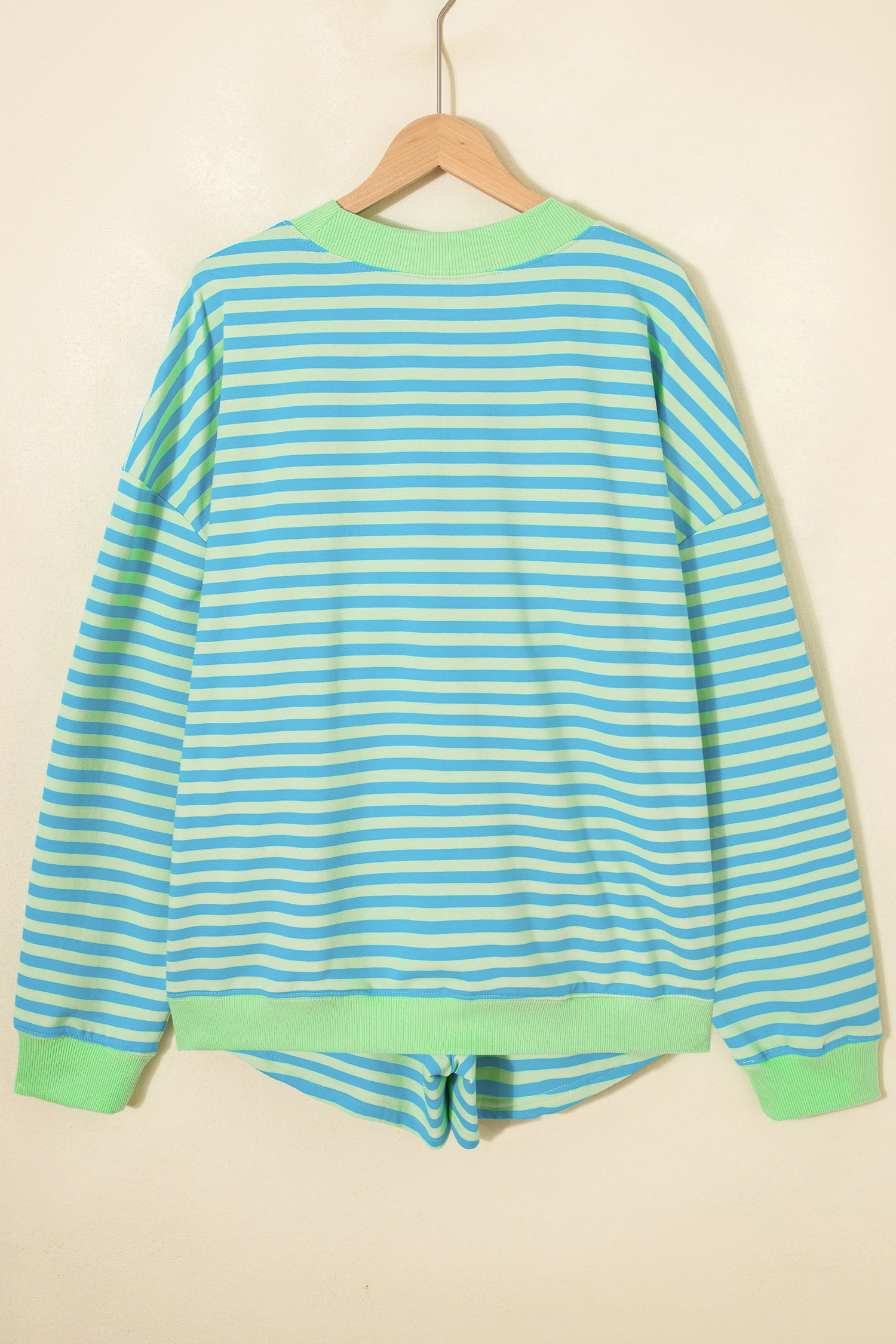 Green Stripe 2pcs Set