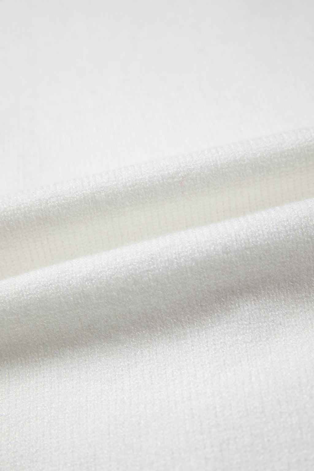 White Corded Horseshoes Sweater