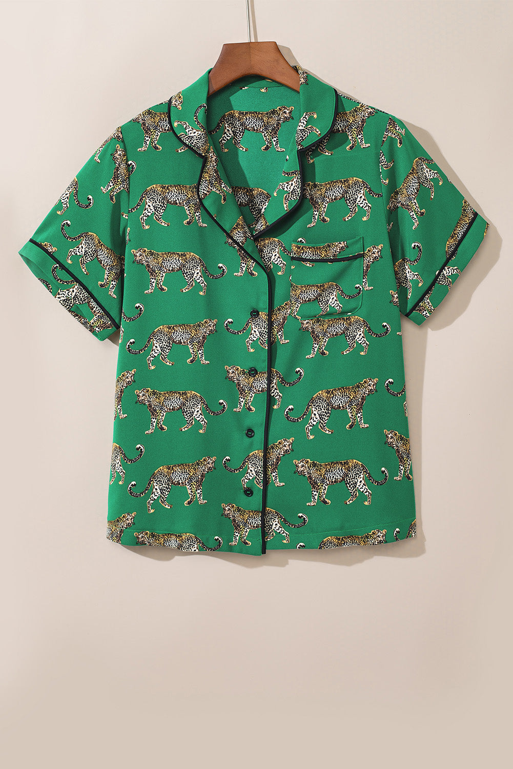 Emerald Cheetah Luxe PJ Set