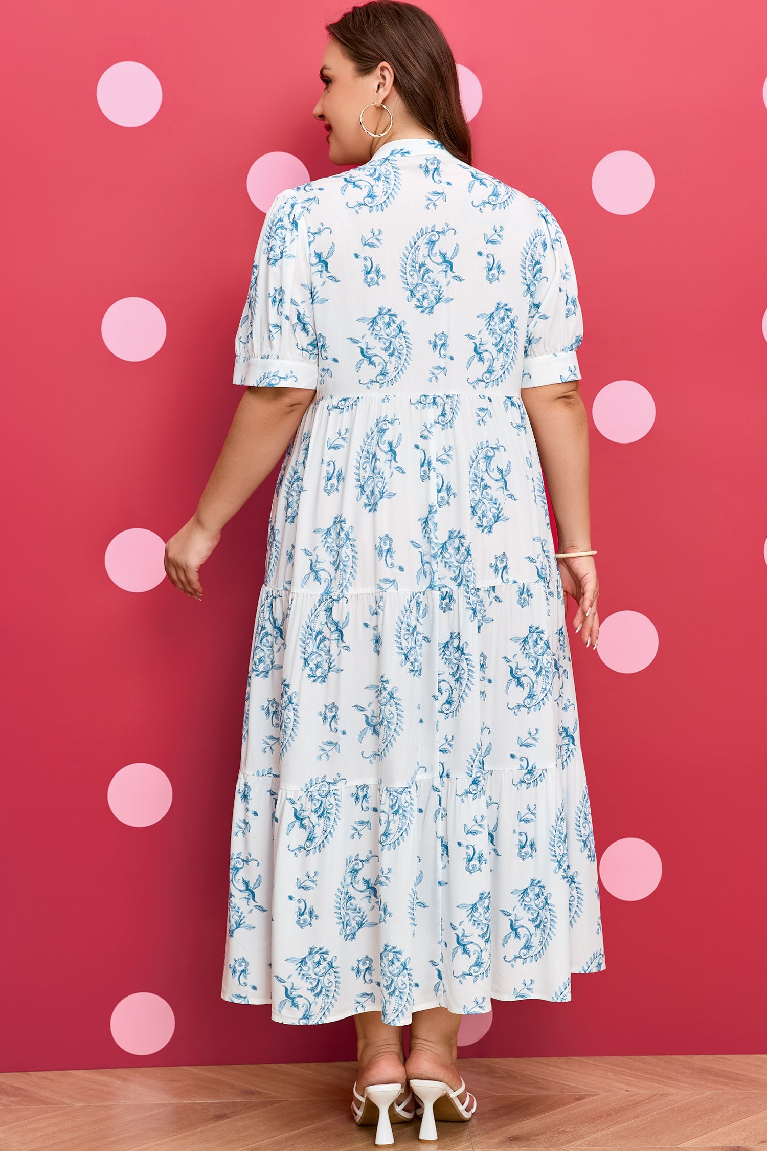 Shabby Flowing Maxi Dress