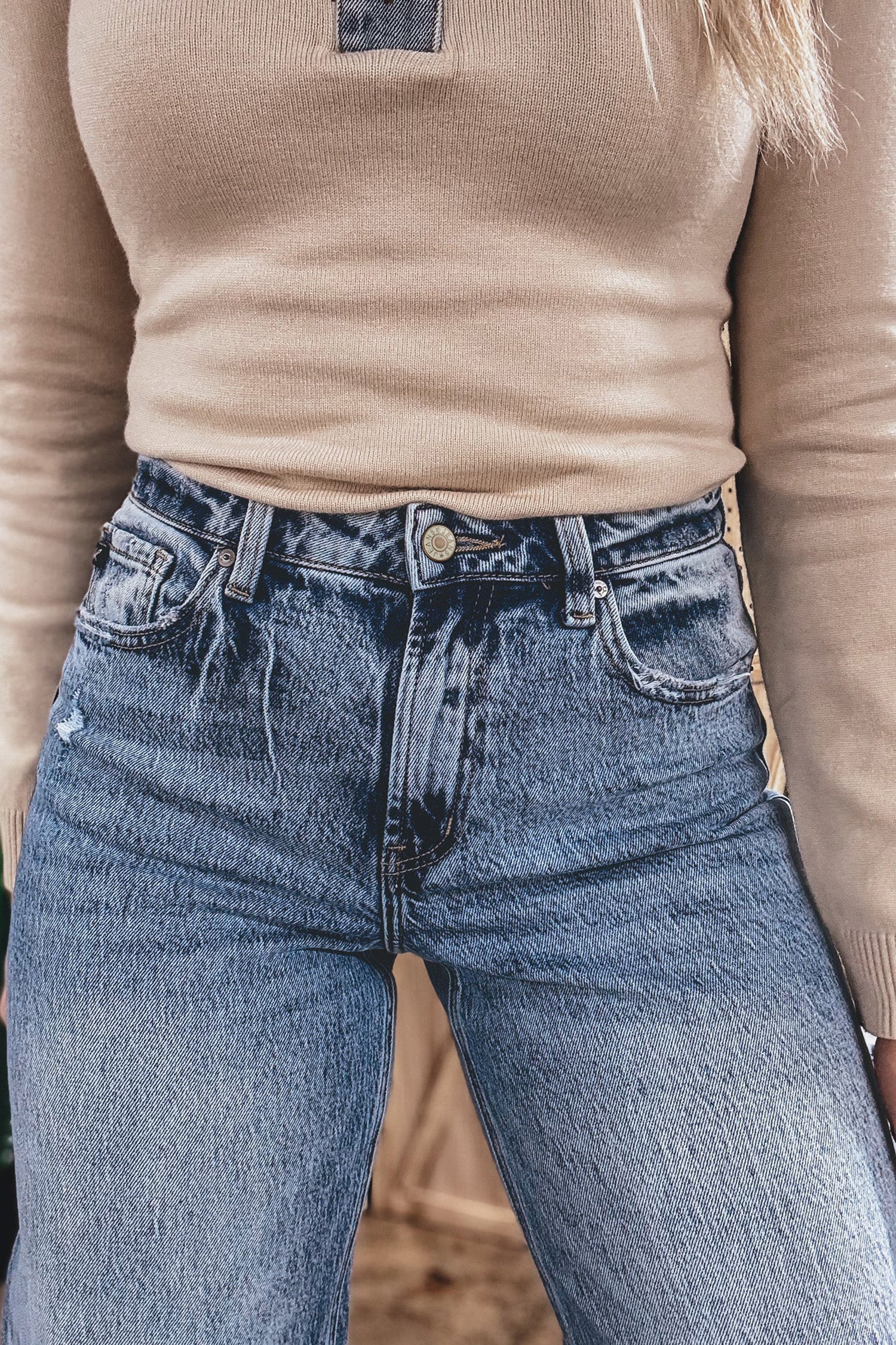 Ashleigh Blue Cuffed Jeans