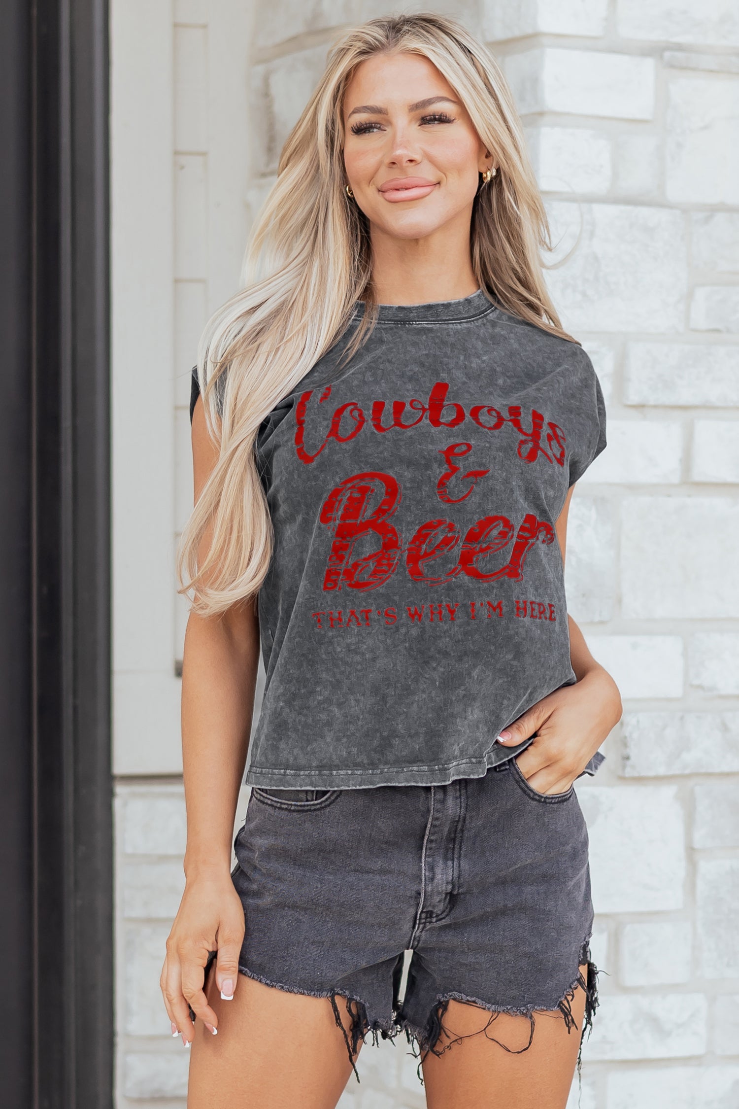 Cowboy & Beer Tank Top