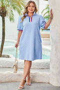 Lux Indigo Dress