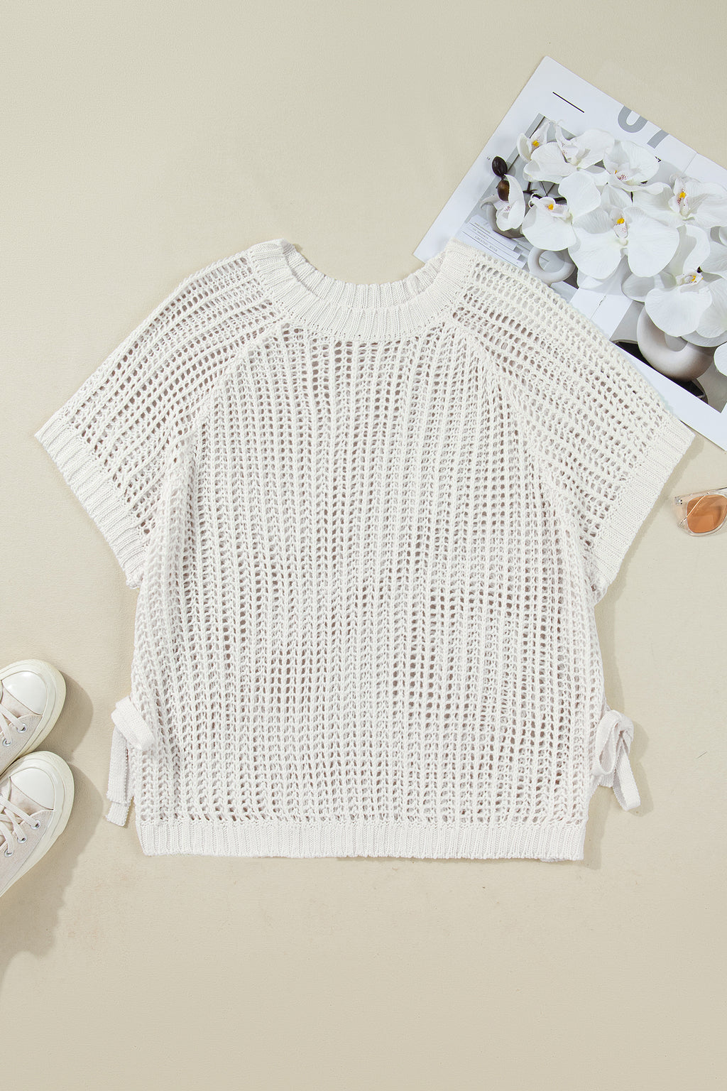 Shabby Creamy Breezy Sweater