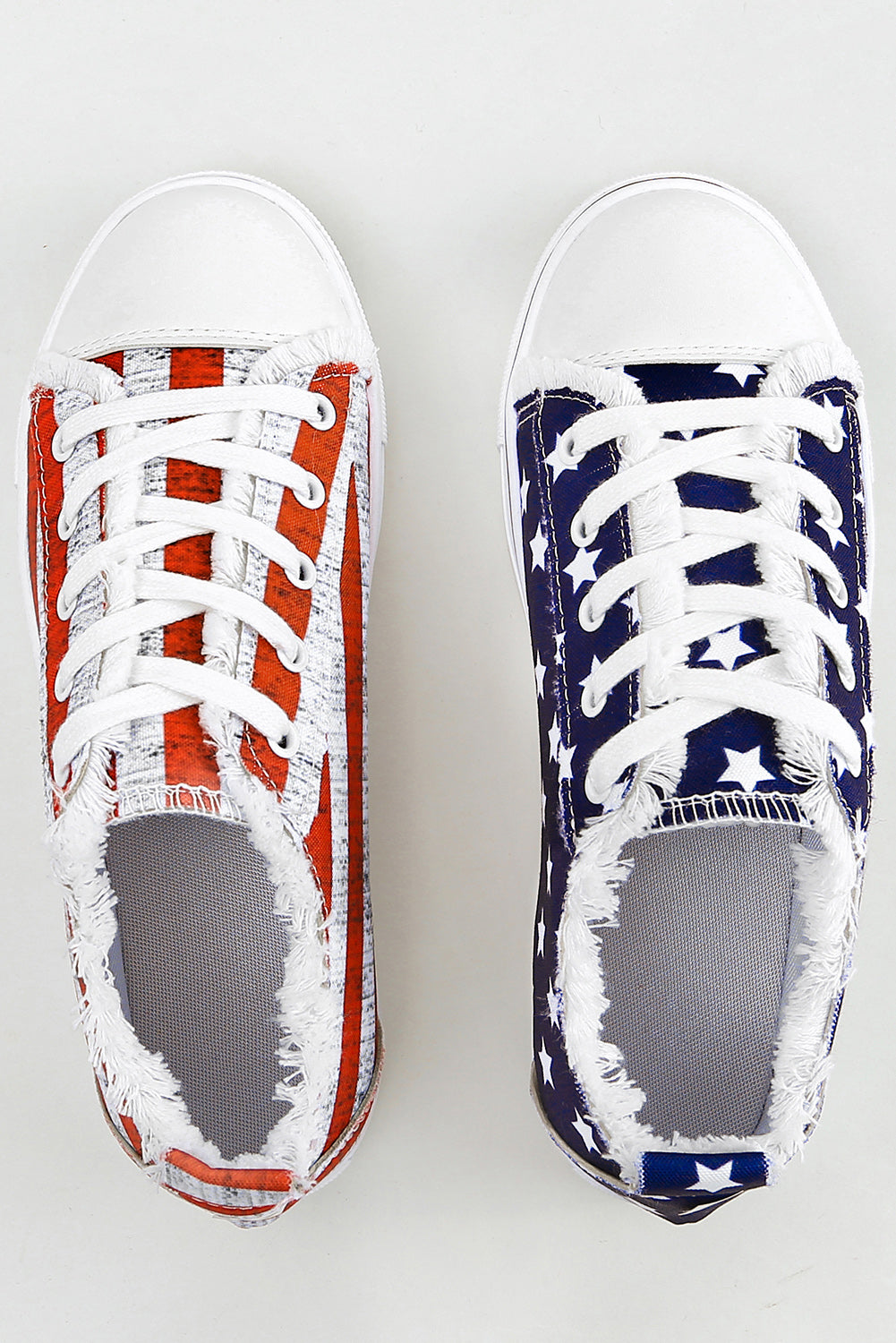Red, White & Cute Sneakers