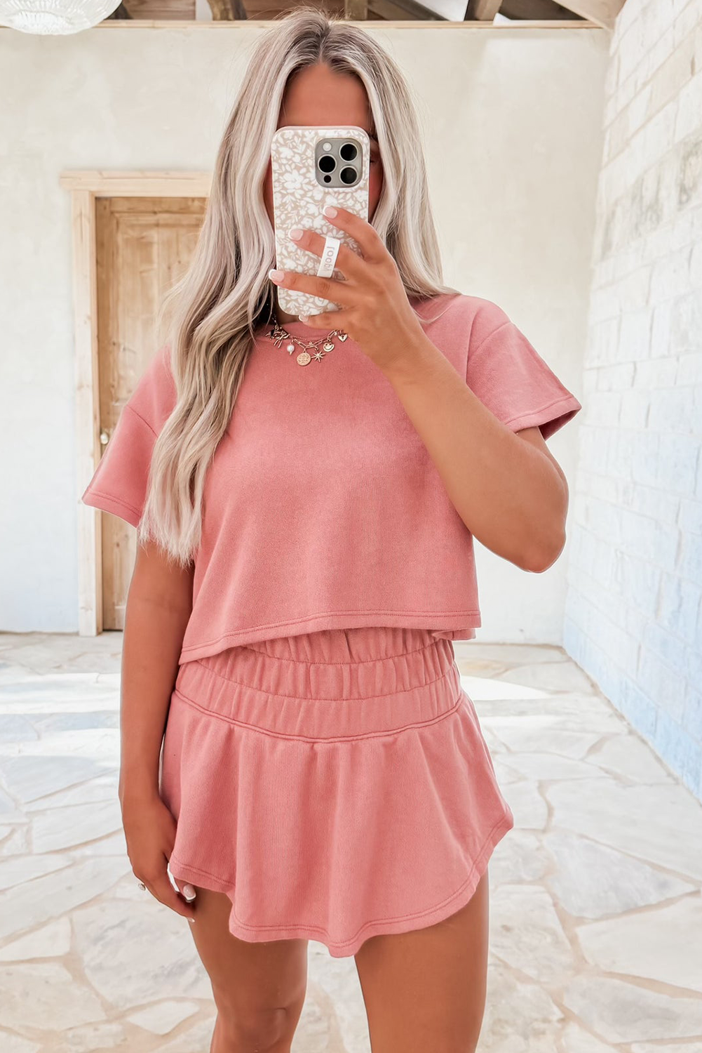 Blossom 2pcs Skort Set