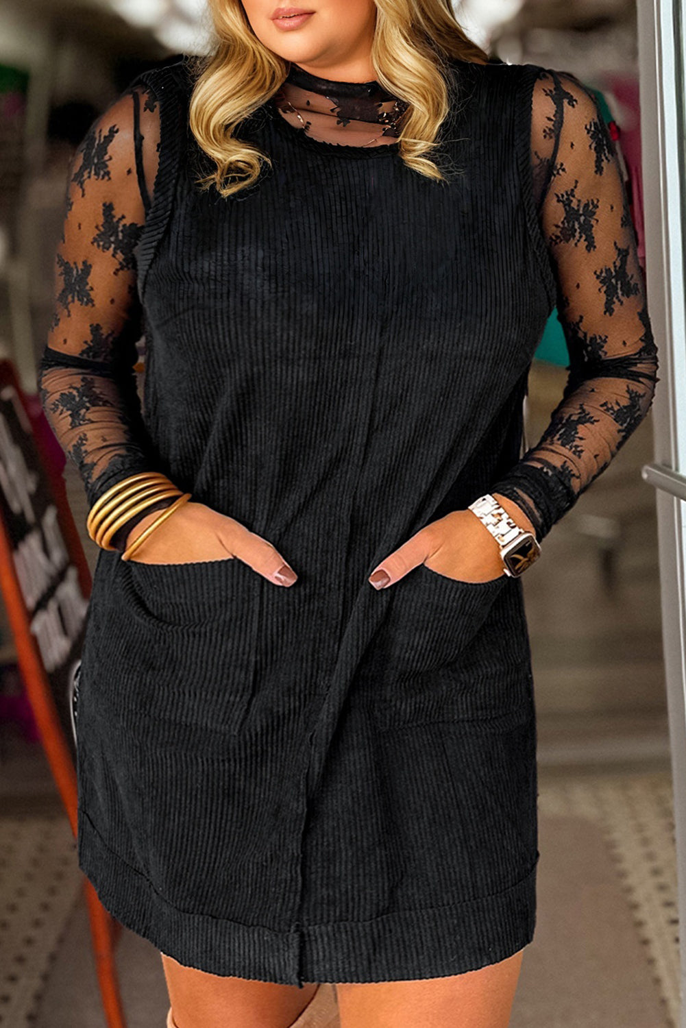 Midnight Luxe Mini Dress