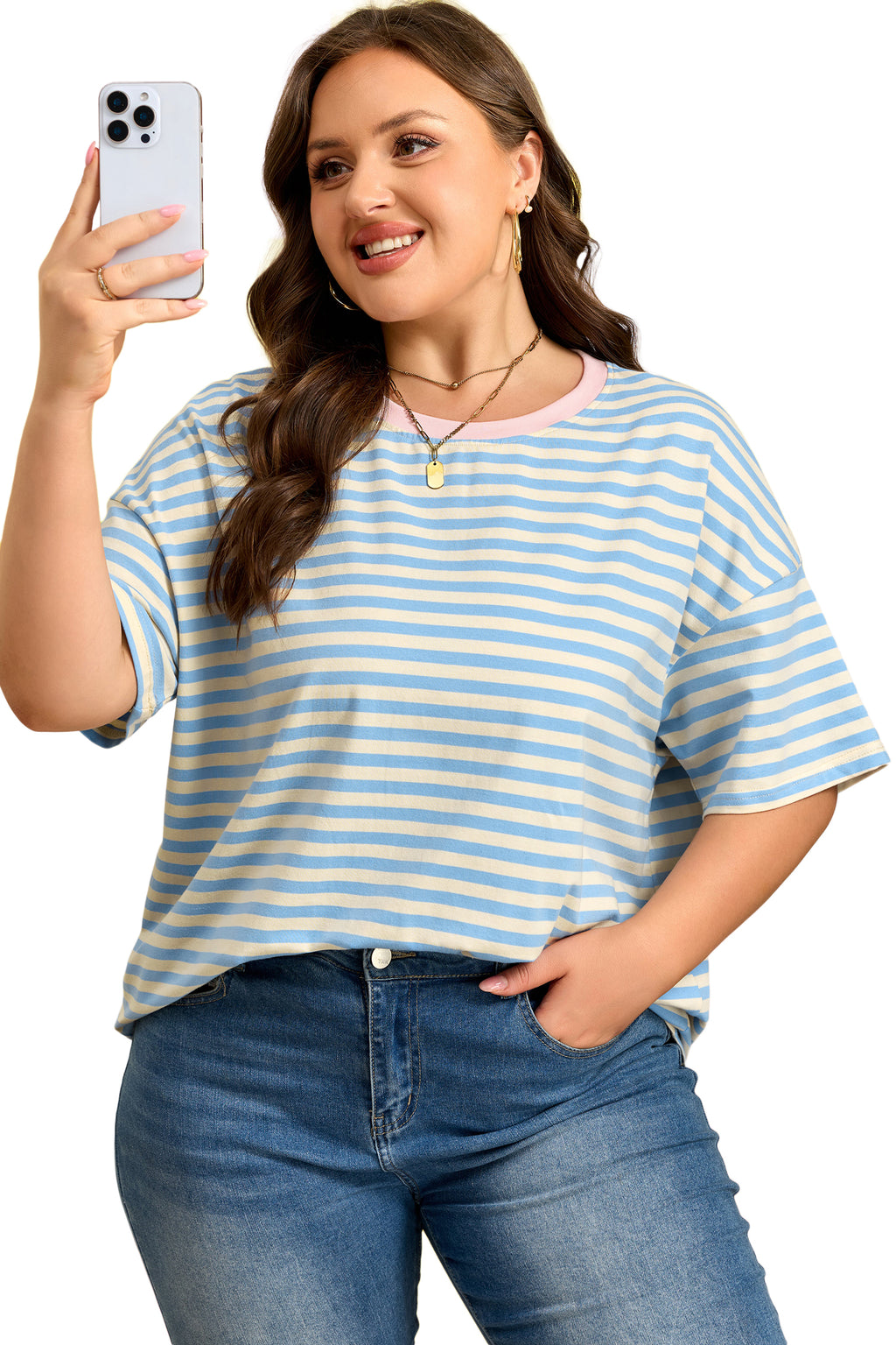 Chic Cerulean Tee