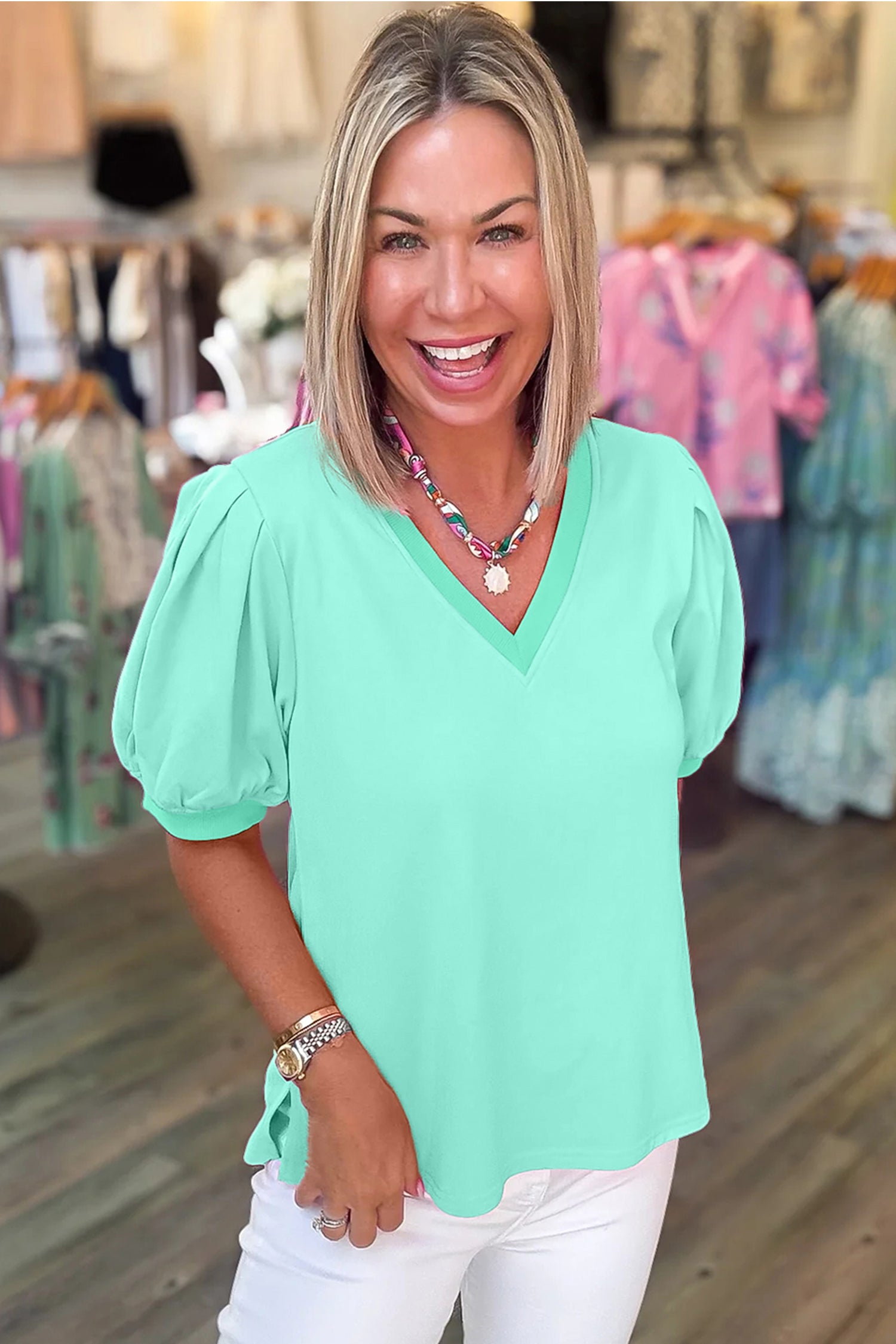 Minty Fresh Charm Top
