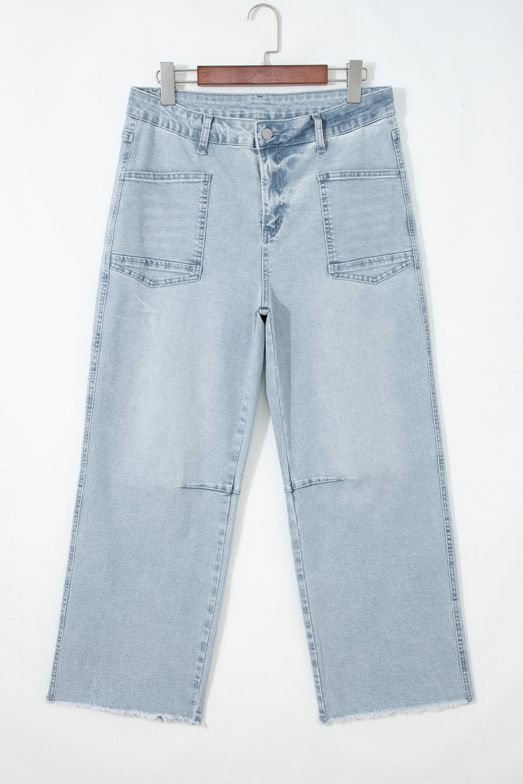 Cropped Straight Jeans