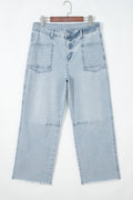 Cropped Straight Jeans