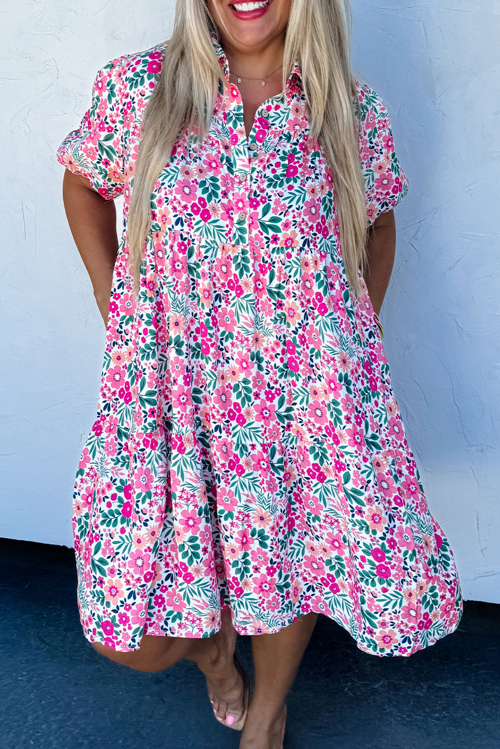 Southern Elevated Rosey Dress