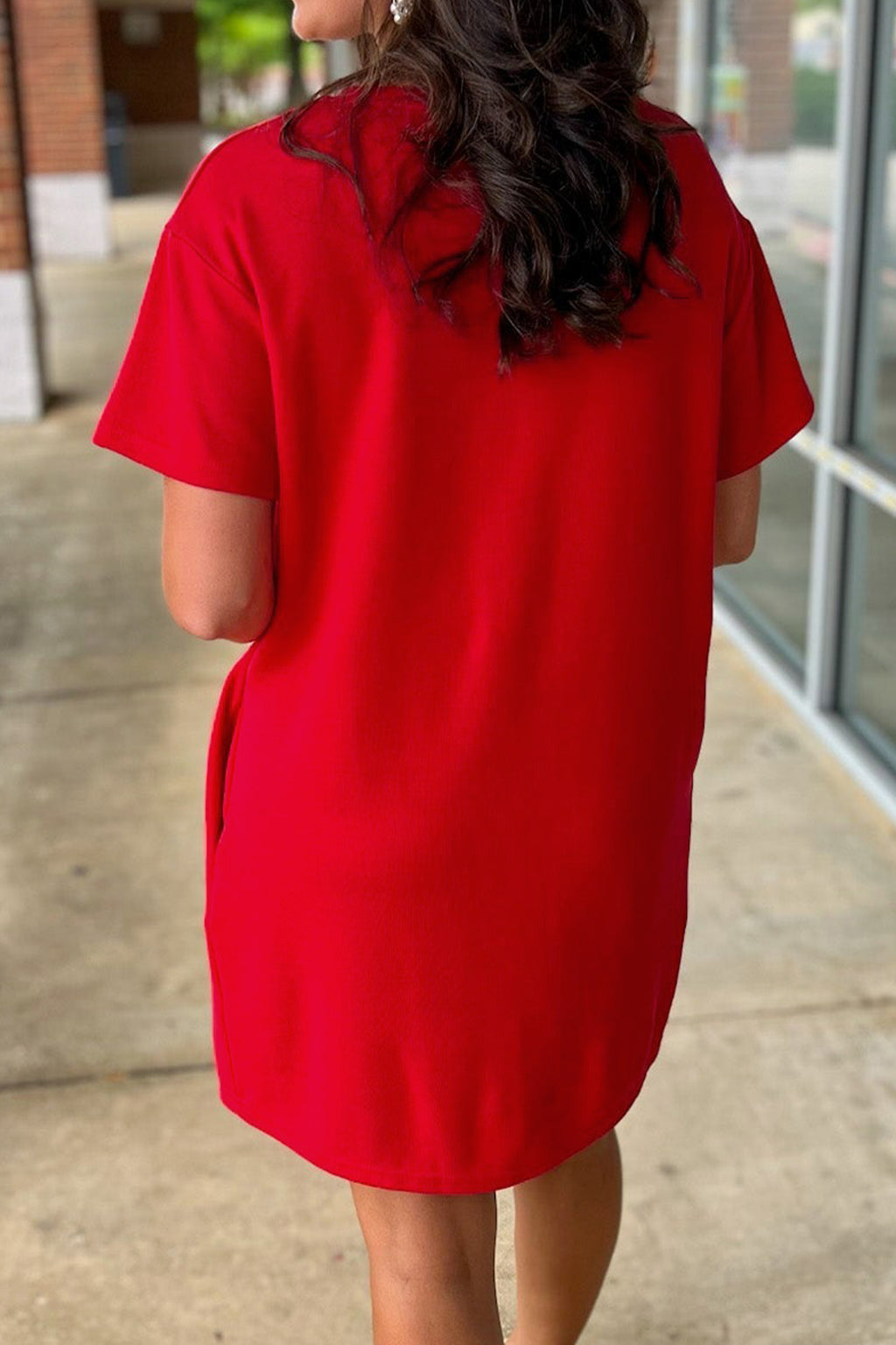 Fiery Stars and Stripes Shirt Mini Dress