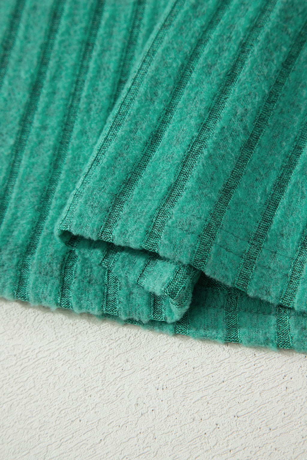 Sea Green Slim Ribbed Mineral Wash Tank Top