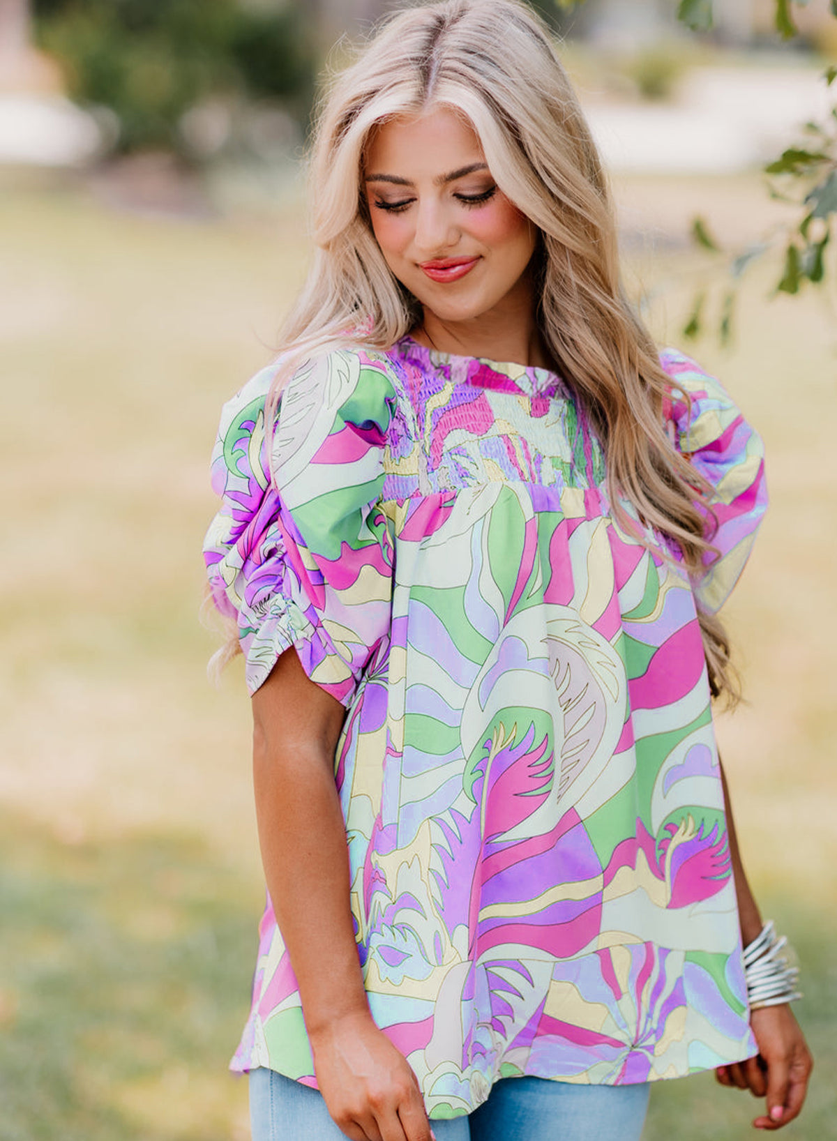 Garden Muse Statement Blouse