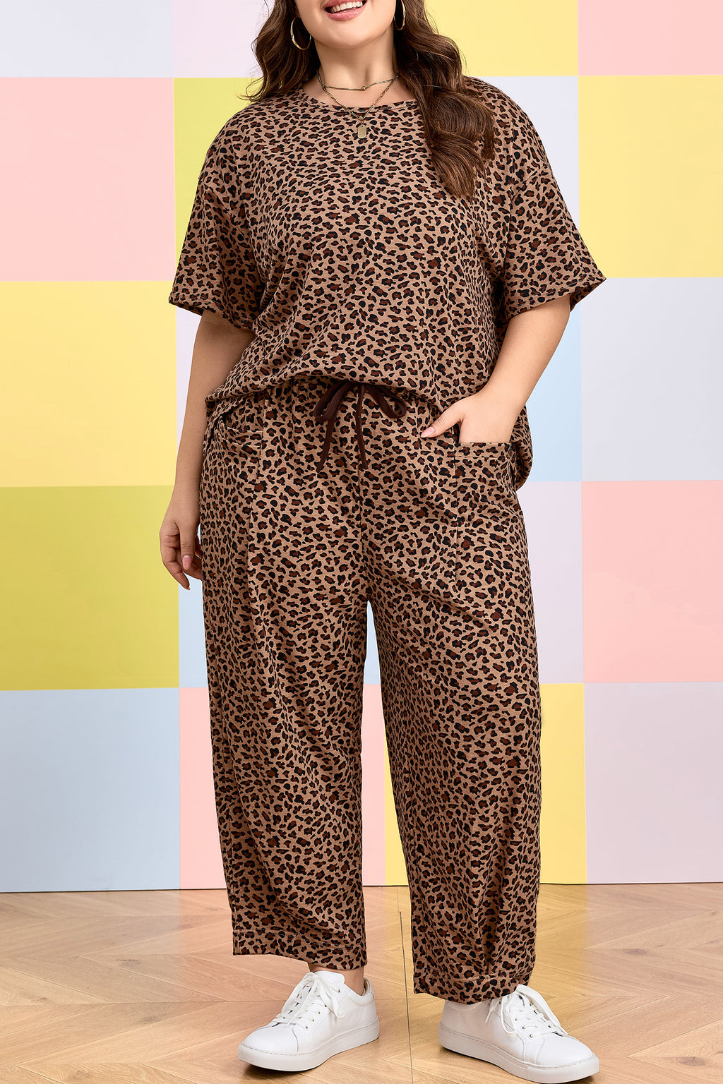 Wild Luxe Leopard Lounge Set