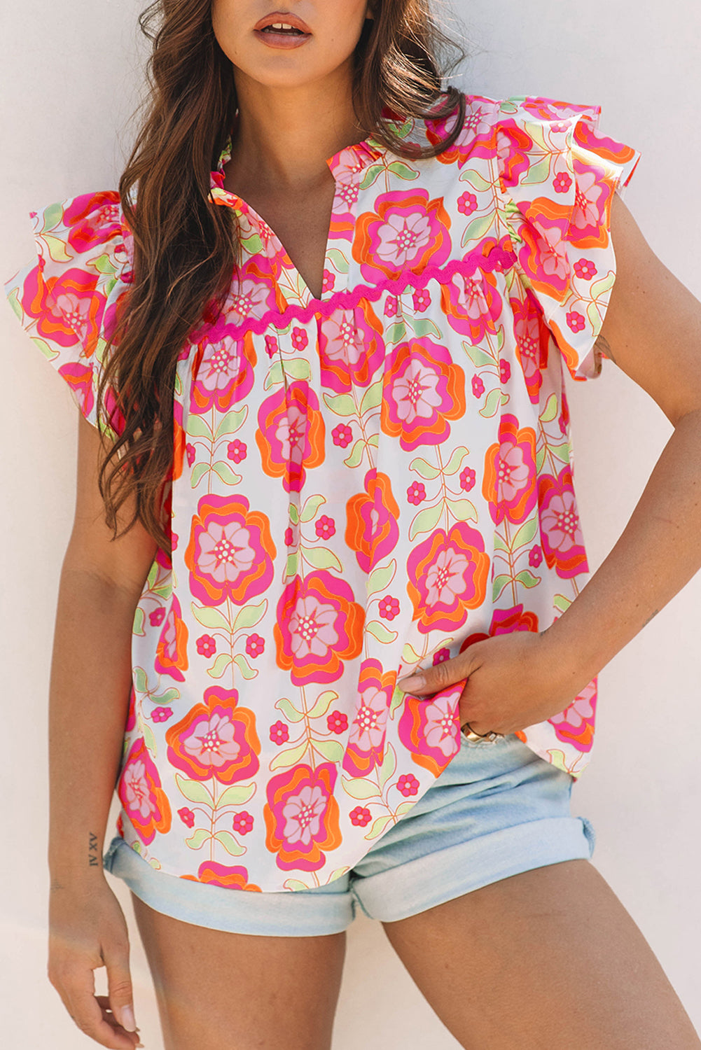 Rose Floral Blouse
