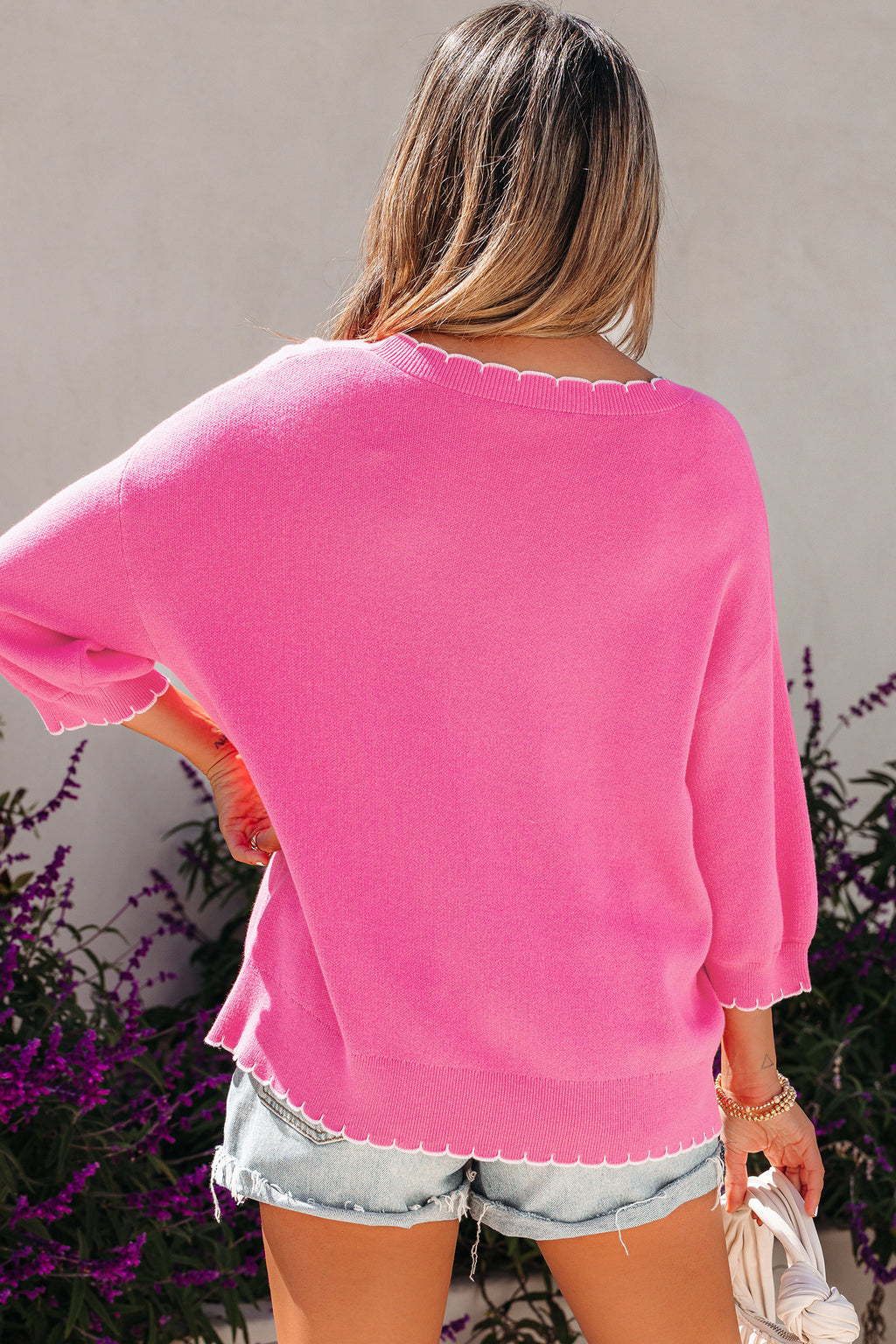 Sweet Bow Blush Sweater