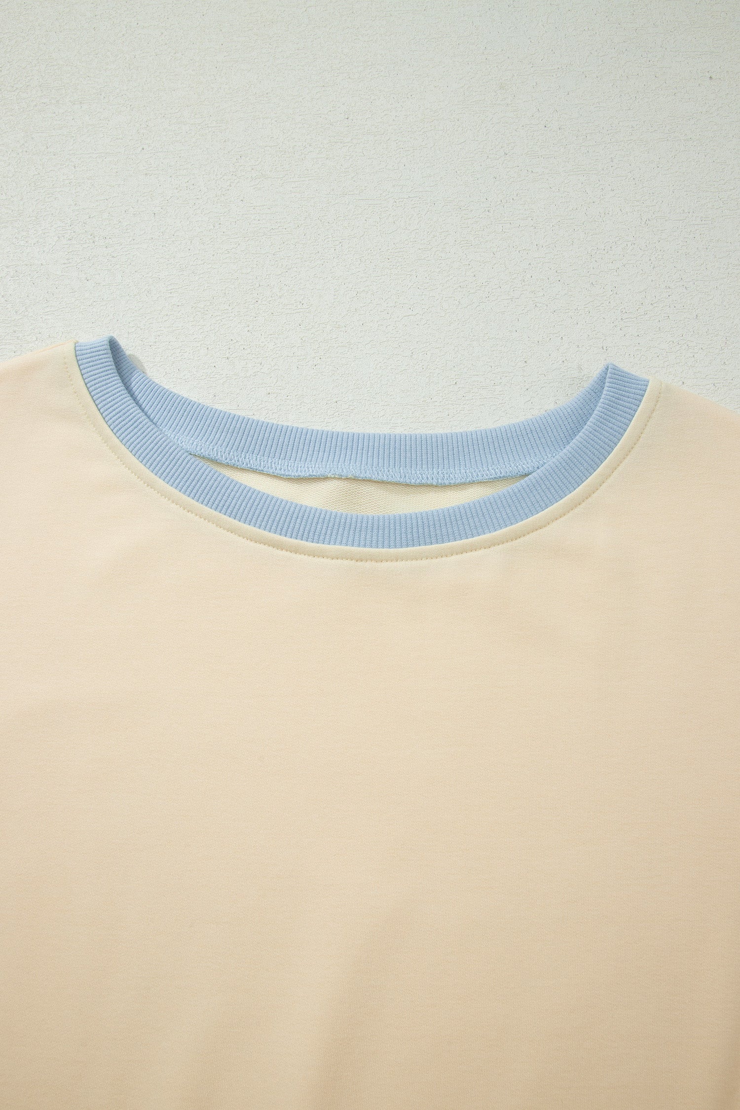 Moonlight Jade Colorblock Edge Drop Shoulder T Shirt and Skort 2Pcs Set