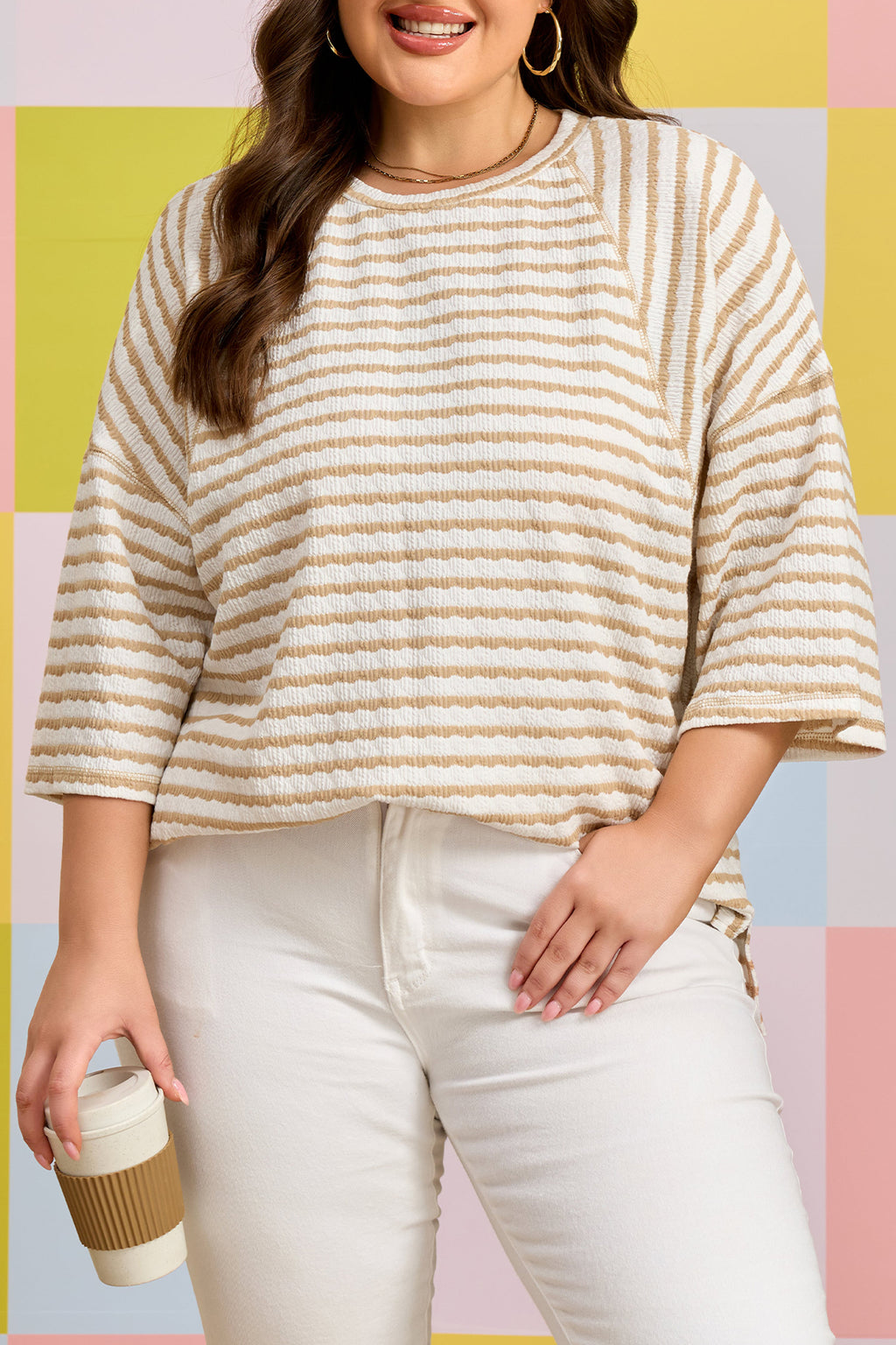 Soft Sands Stripe Top