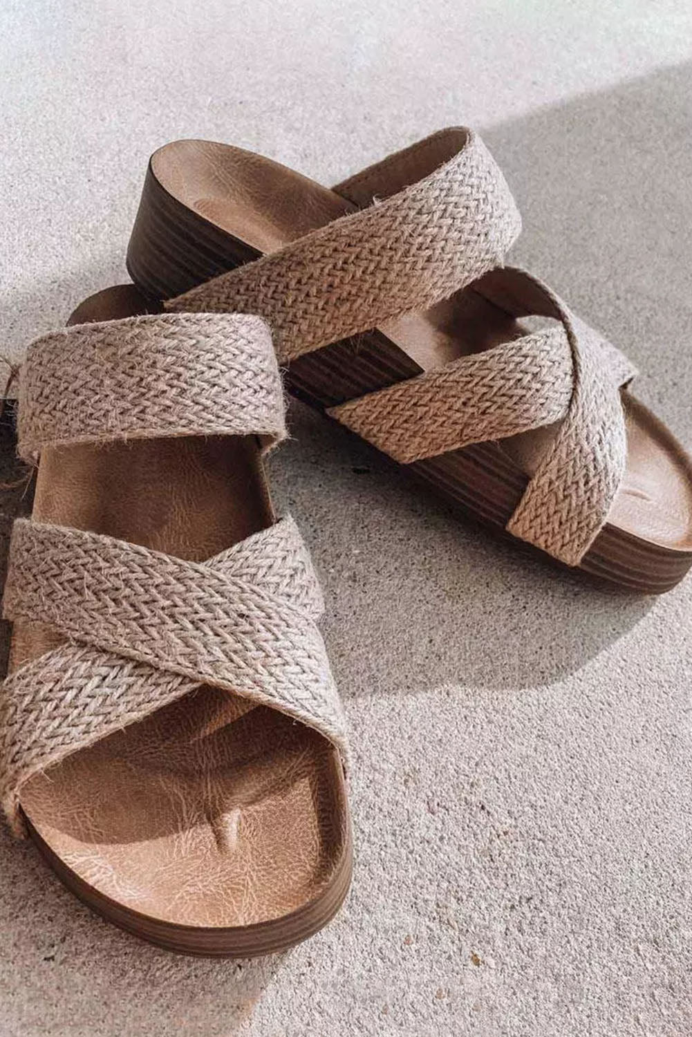 Everyday Chic Woven Slides