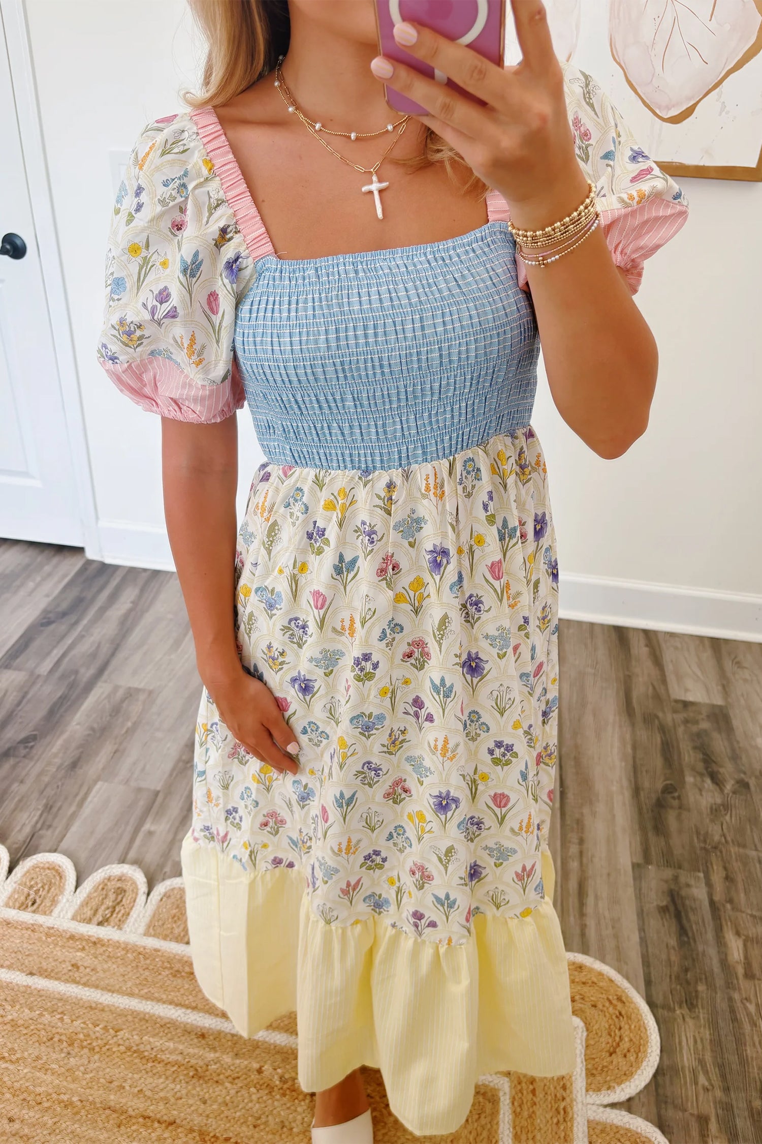 Multicolor Floral Long Dress