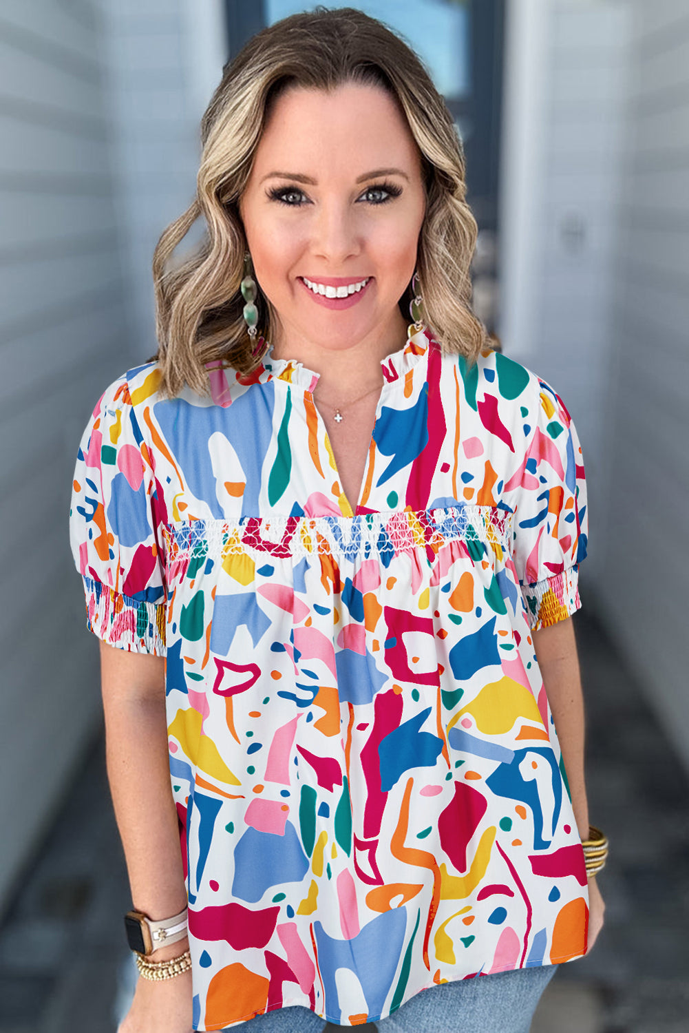 Dazzling Puff Sleeve Blouse
