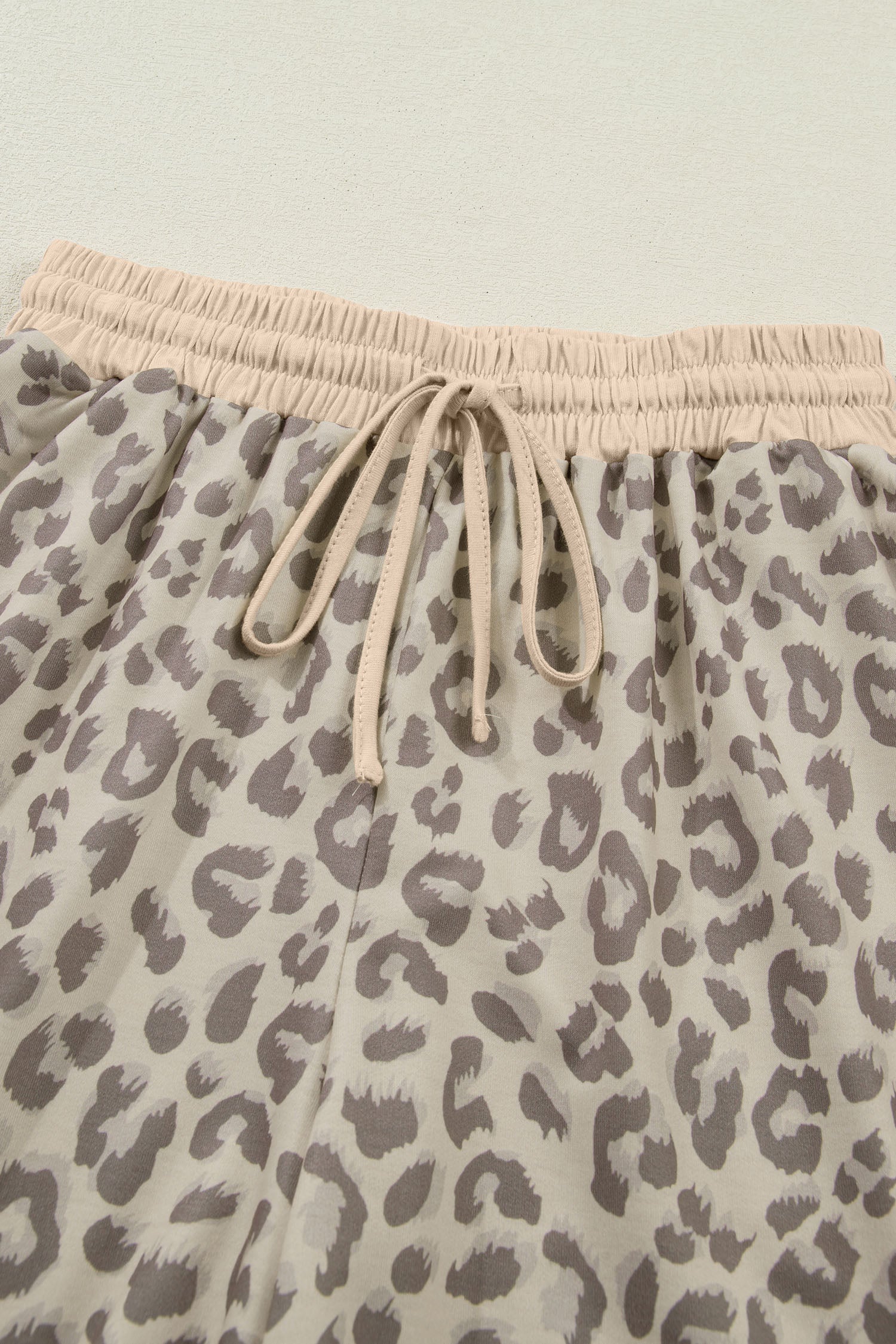 Leopard Printed 2pcs Short Set