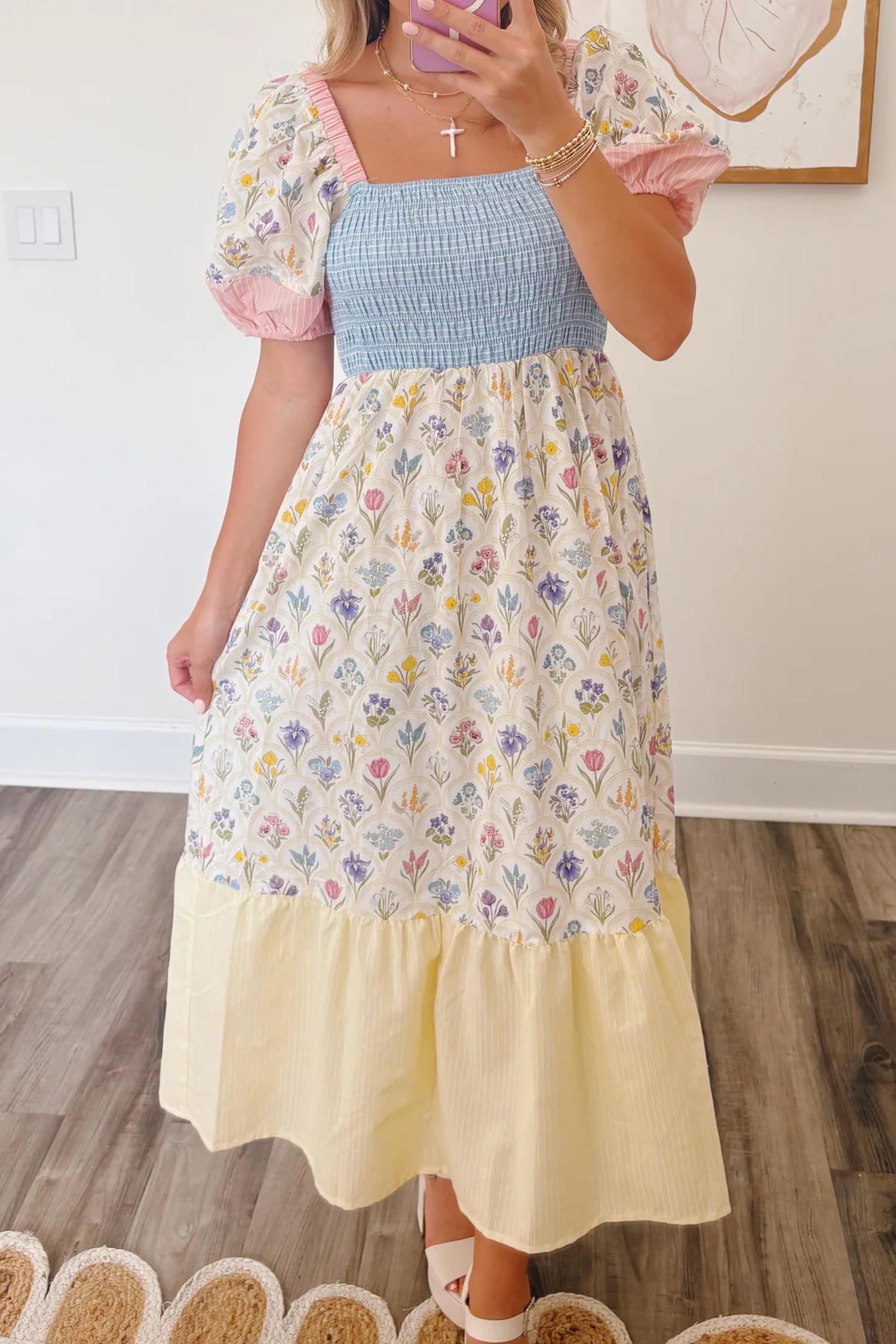 Multicolor Floral Long Dress