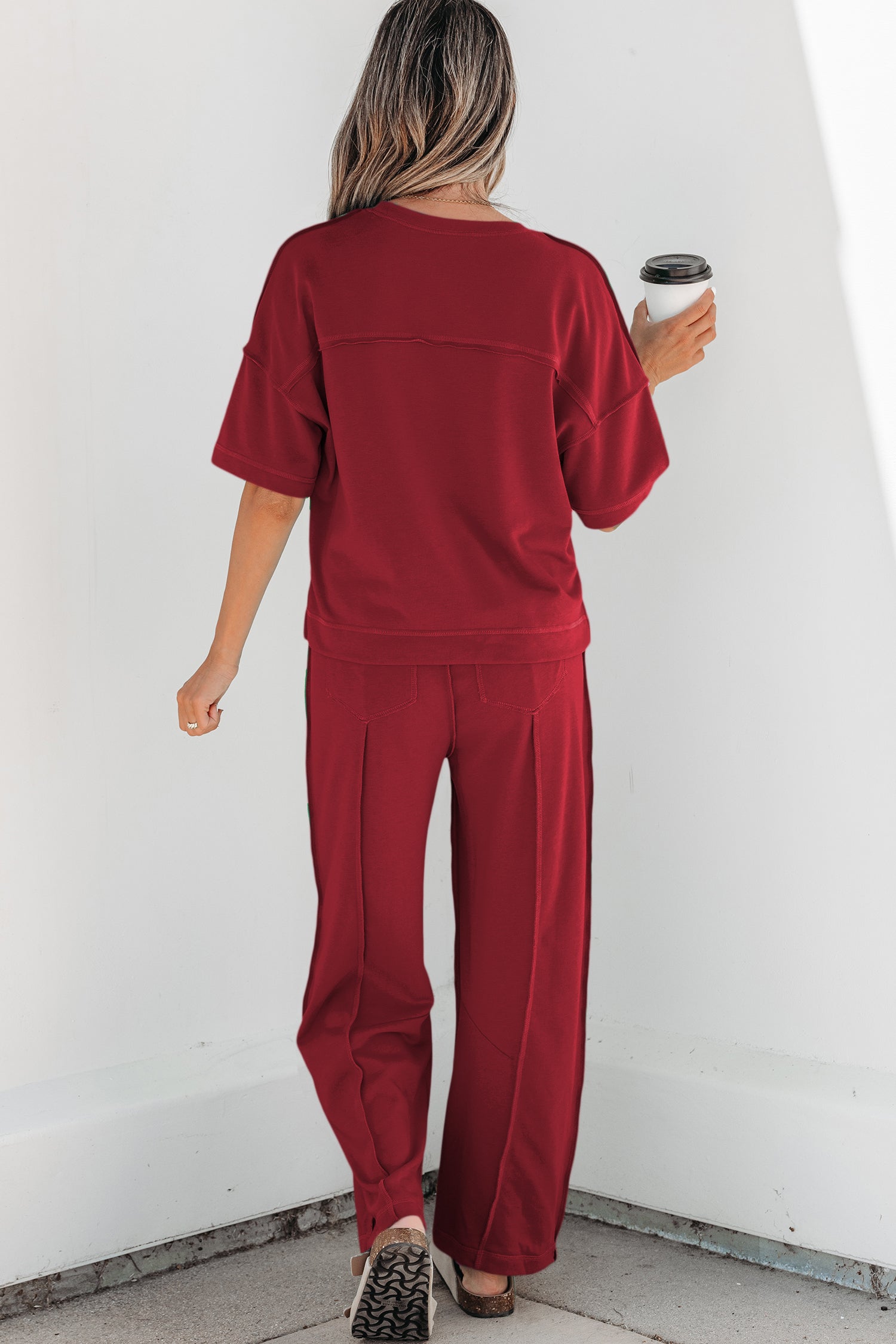 Boxy Tee and Barrel Pants Set