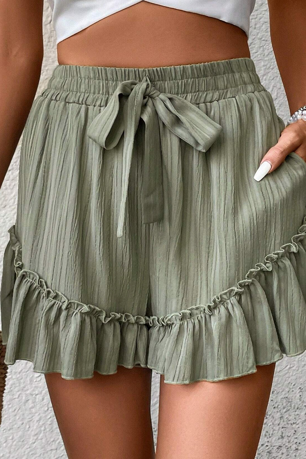 Laurel Green Shorts