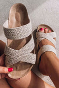 Everyday Chic Woven Slides