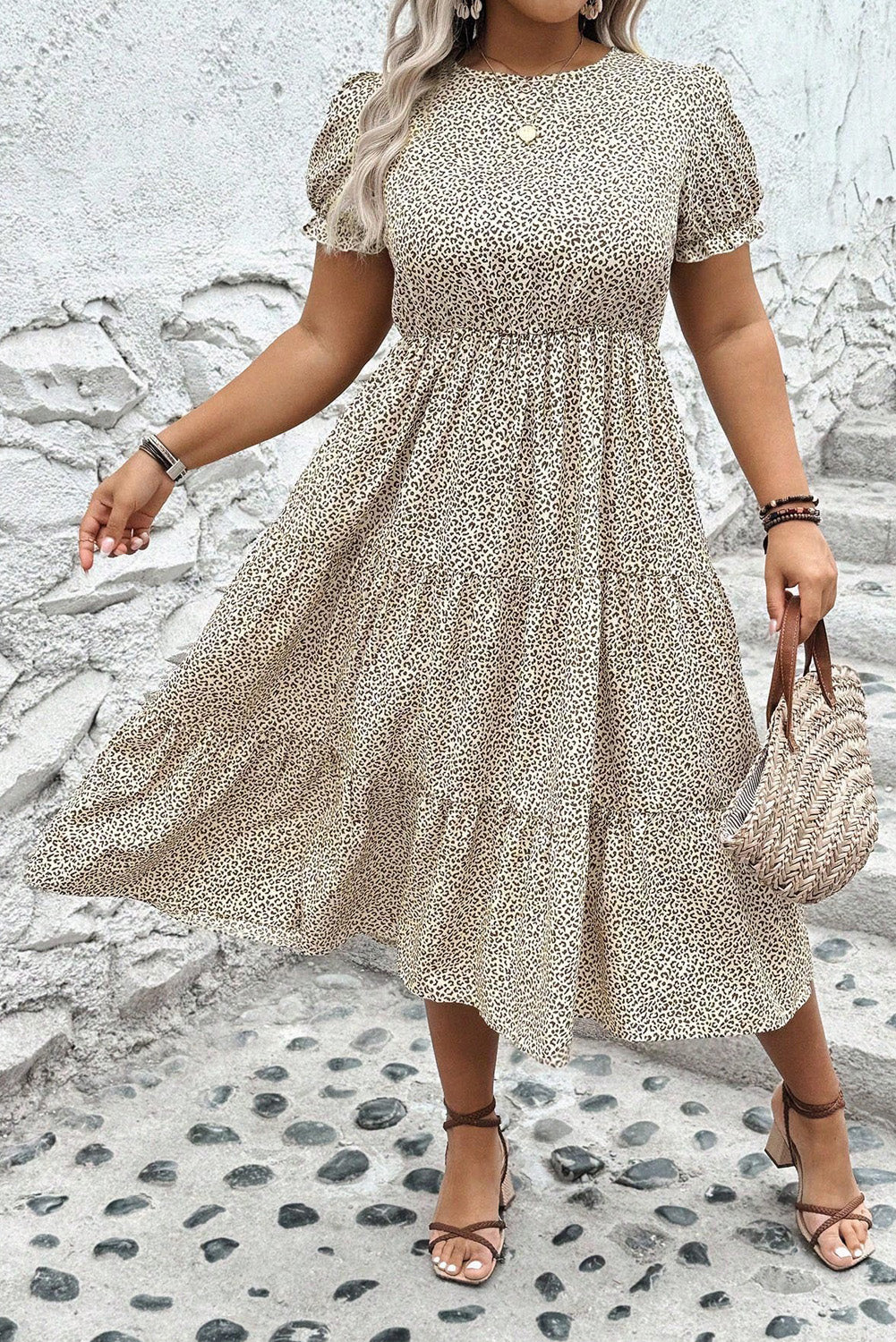 Soft Leopard Dress