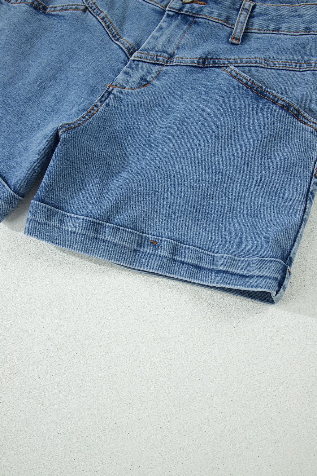 Ivy Seam Denim Shorts