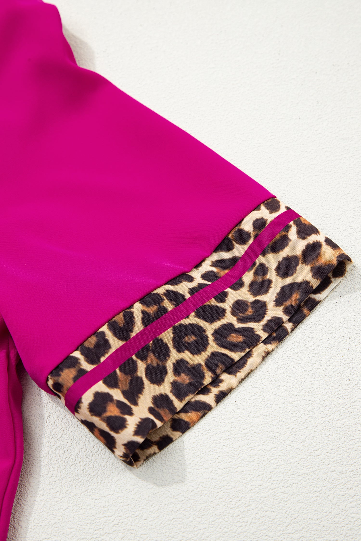 Violet Leopard Blouse