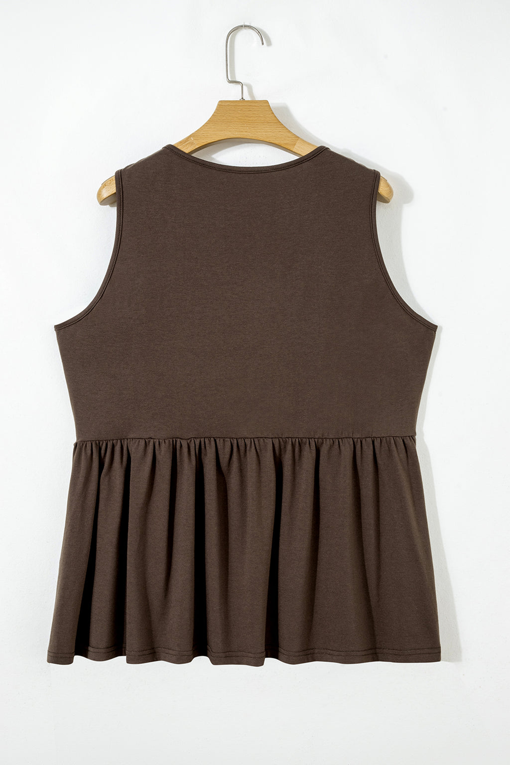 Mocha Muse Peplum Tank