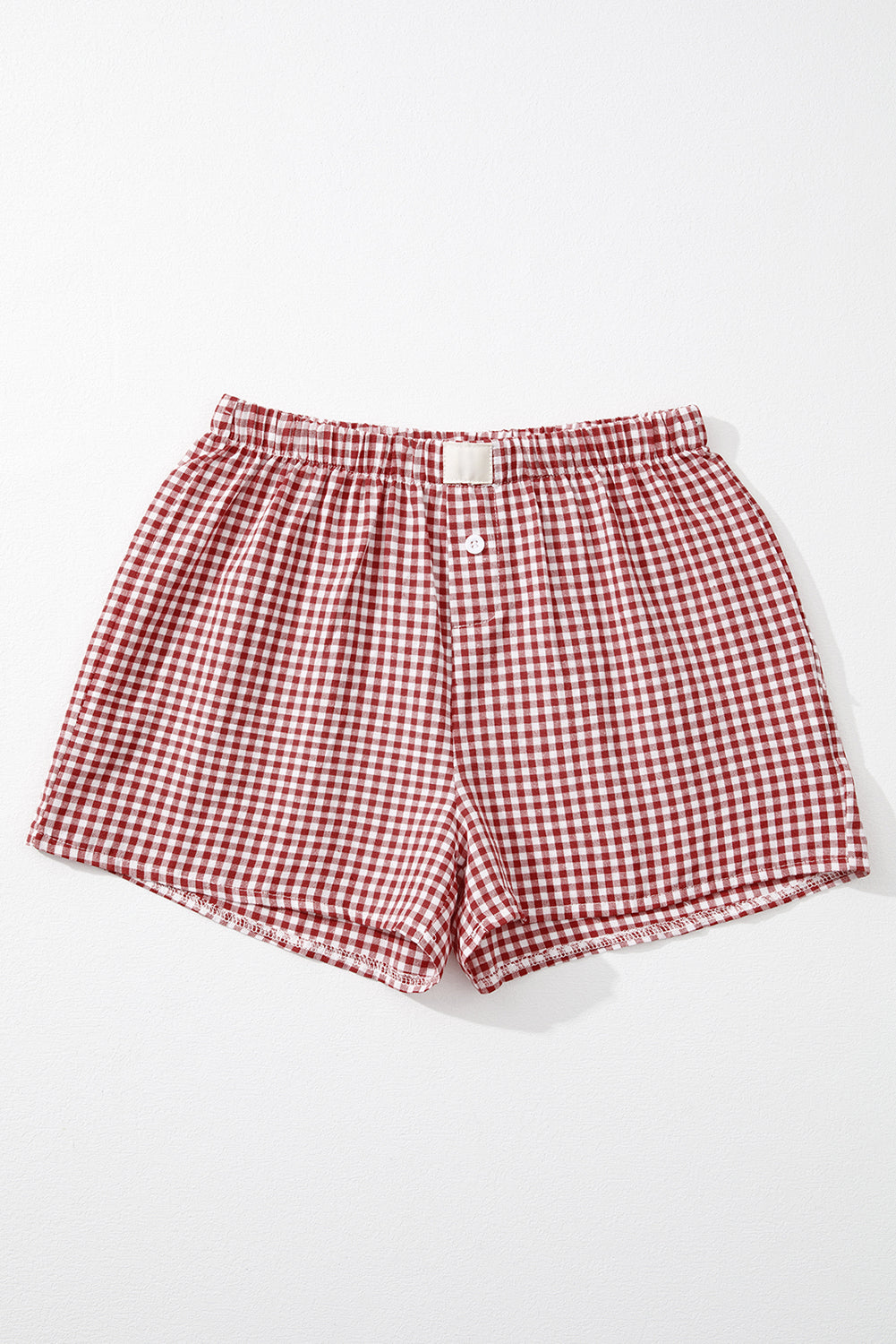 Red Gingham Shorts