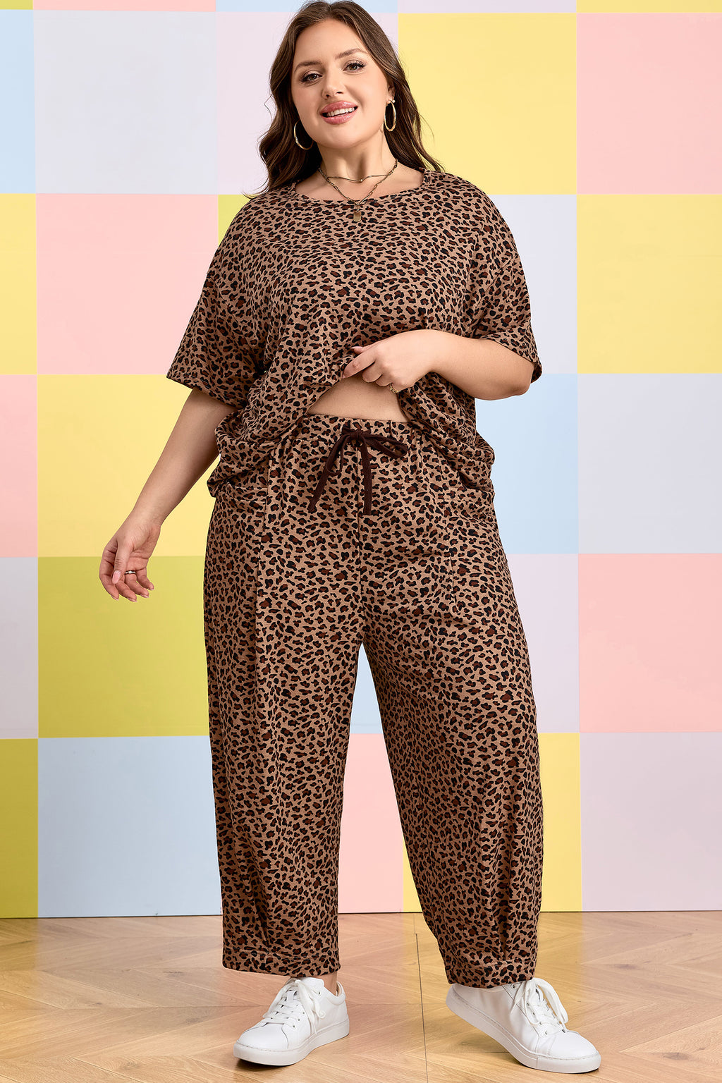 Wild Luxe Leopard Lounge Set