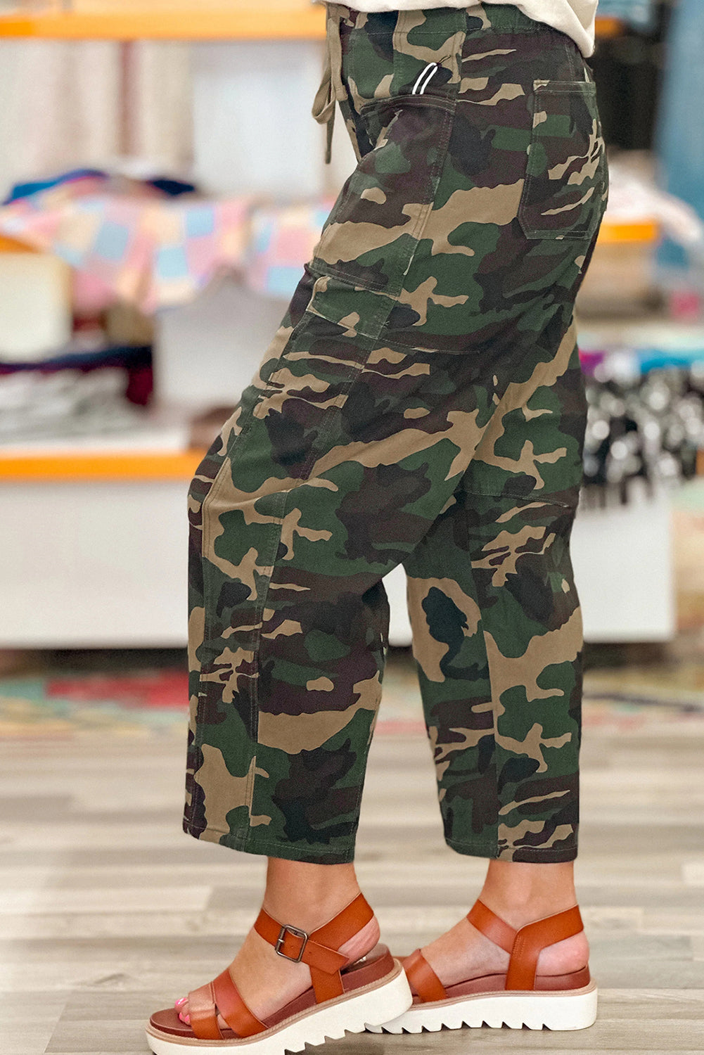 Green Camouflage Jeans
