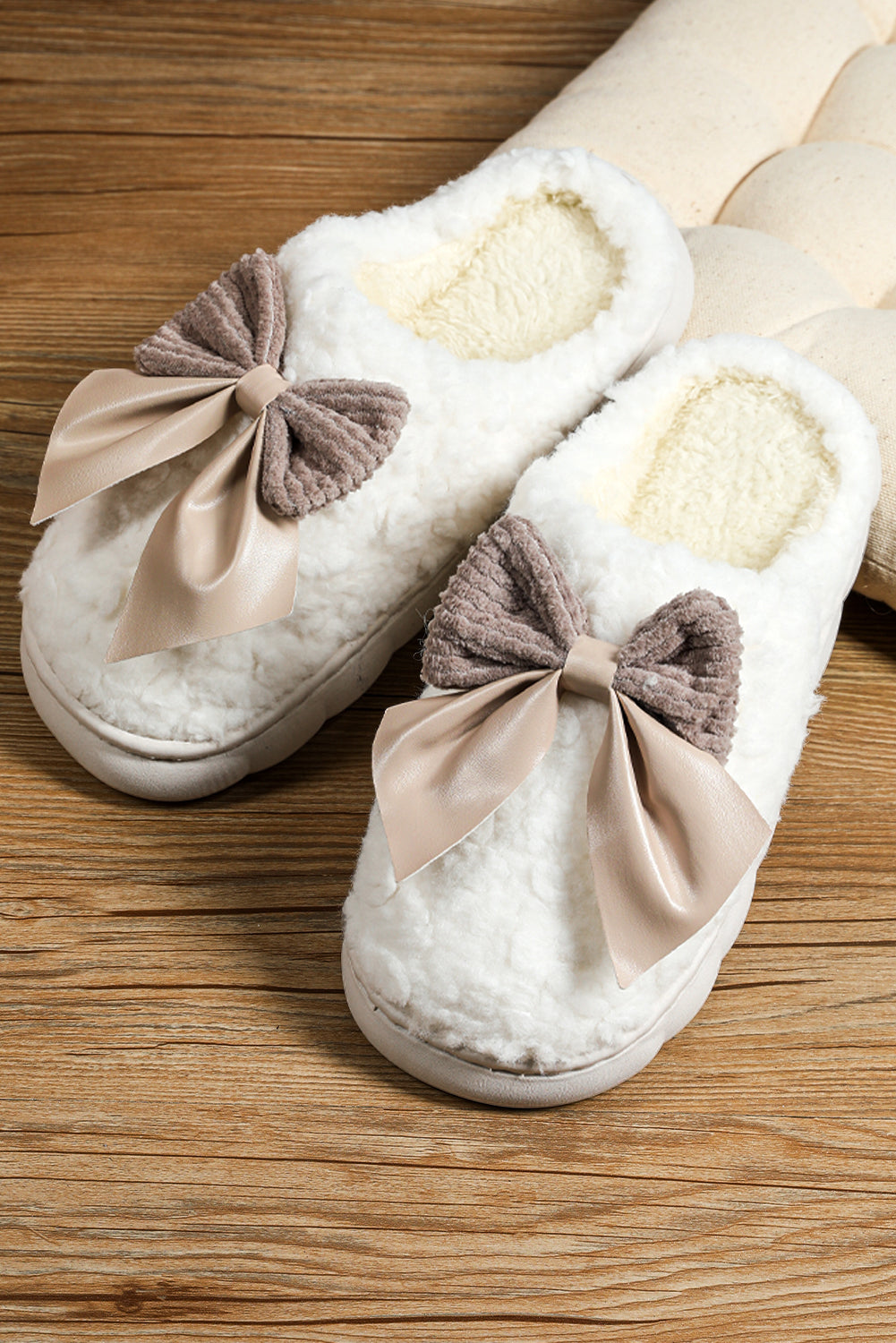 Soft Life Bow Slippers