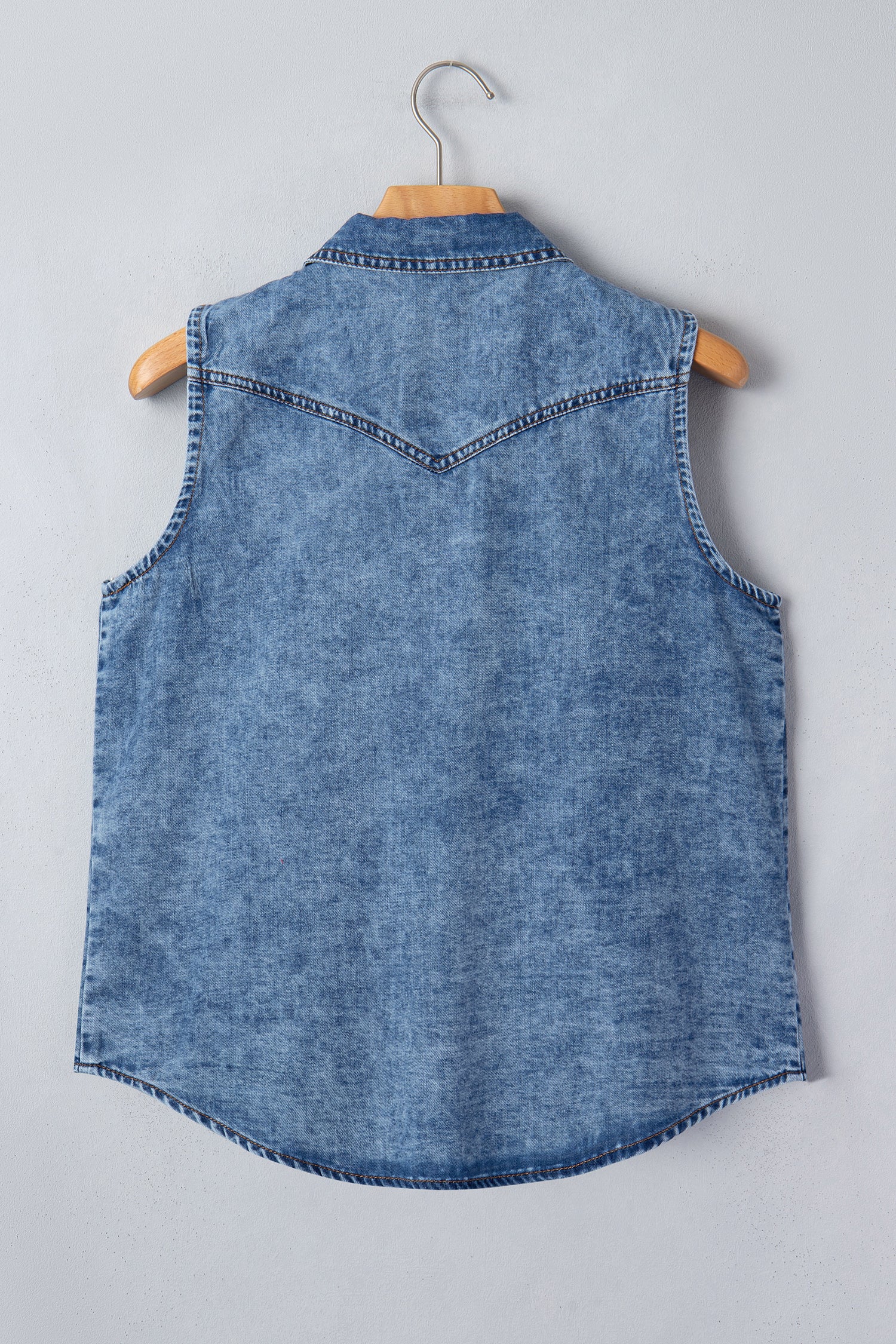 Dusk Blue Denim Vest