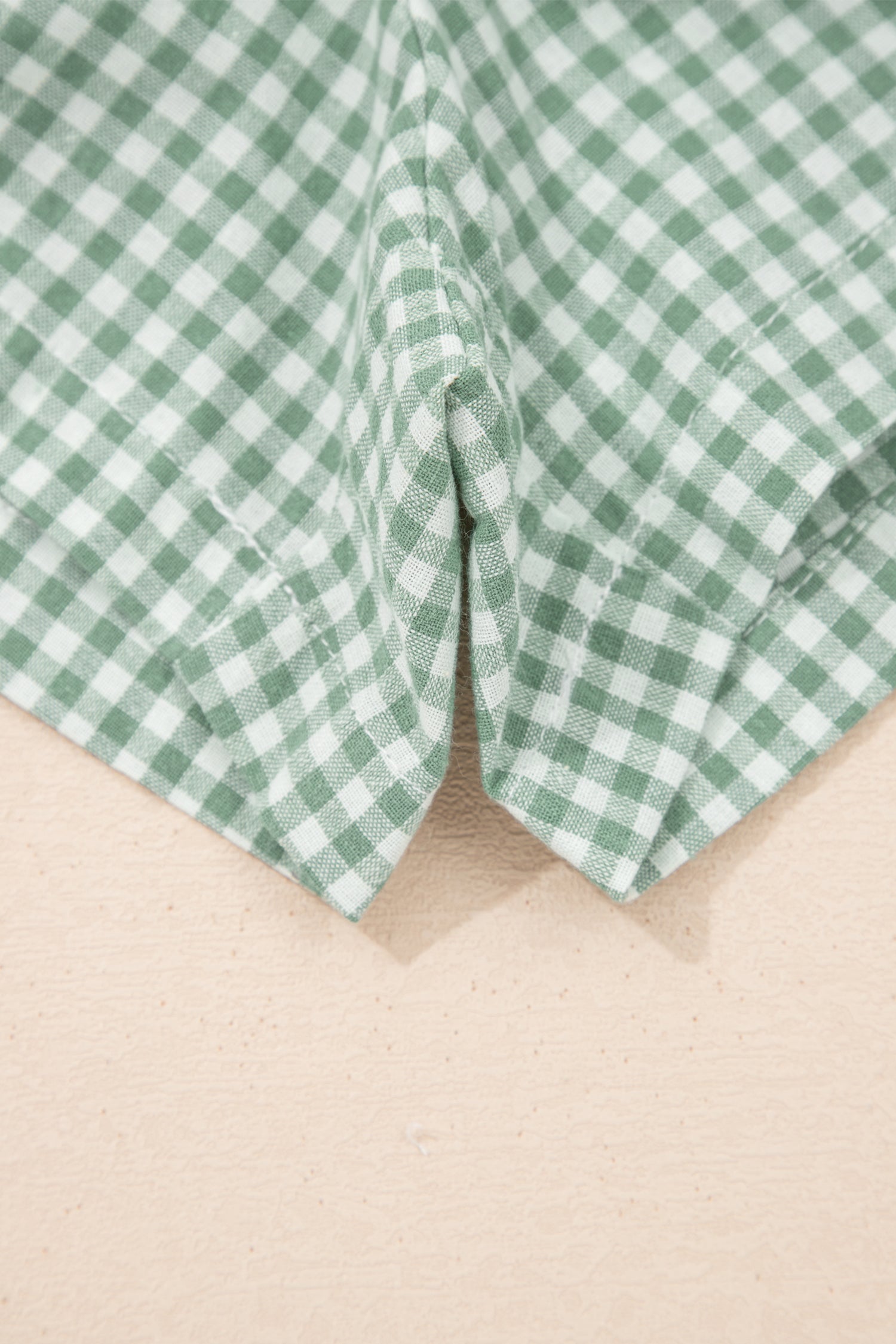 Savy Sage Plaid Shorts