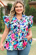 Flowing Floral Blouse
